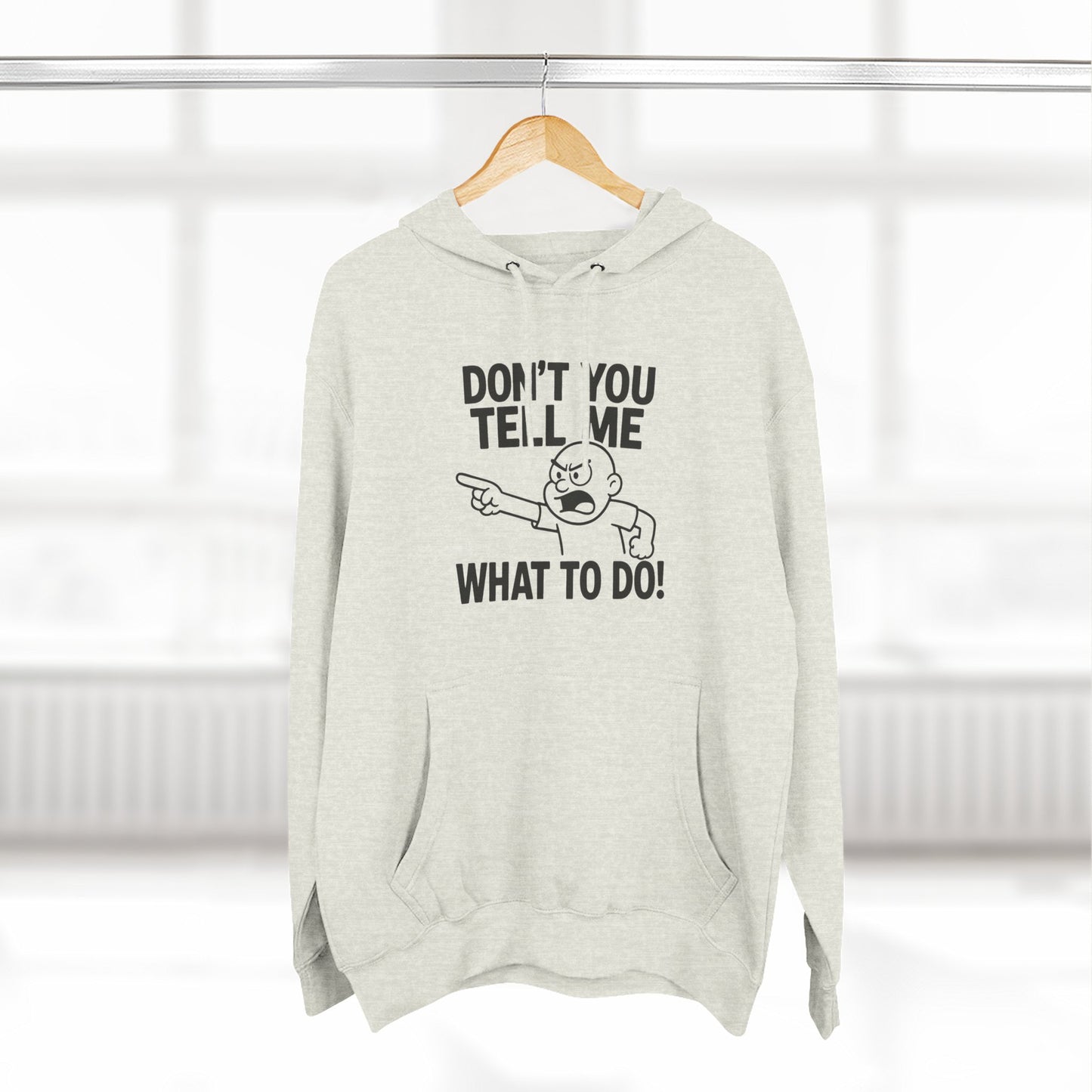 Funny Quote Fleece Hoodie, Cozy Apparel, Casual Wear, Perfect Gift for Adults, Unique Sweatshirt for Any Occasion