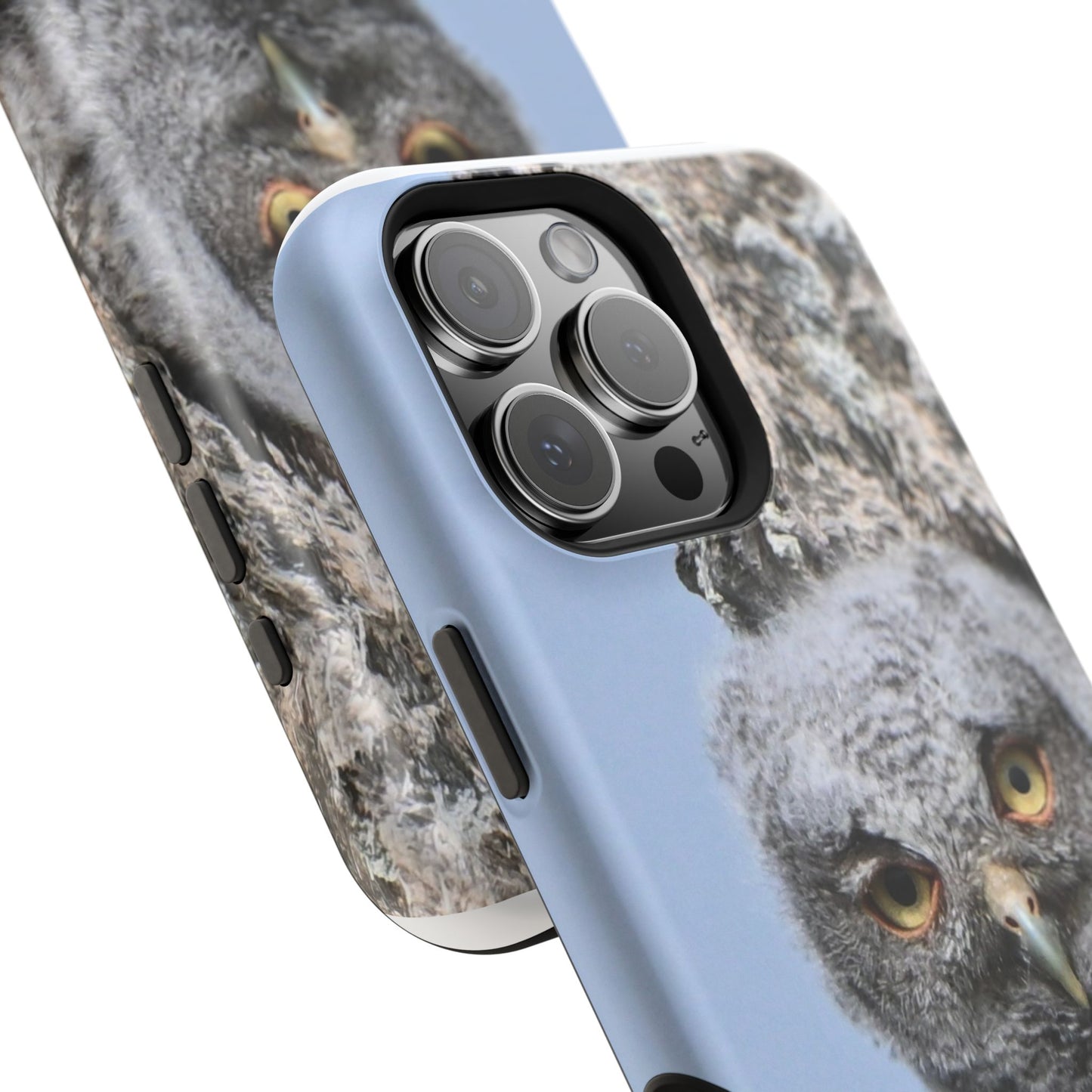 Owl Magnetic Tough Case, Wildlife Phone Case, Nature Lover Gift, Eco-Friendly Phone Cover, Customizable Phone Accessory
