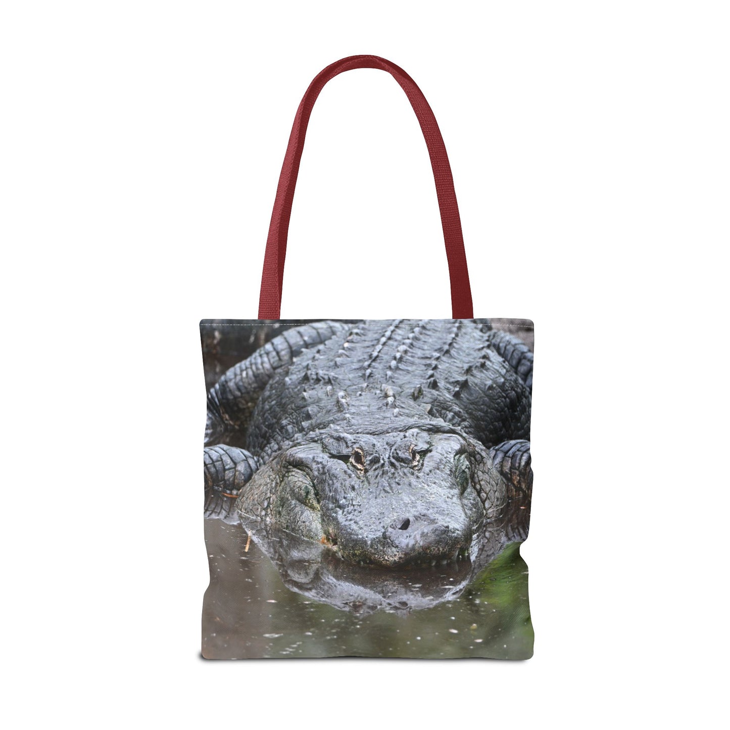 Alligator Print Tote Bag, Wildlife Lover Gift, Eco-Friendly Bag, Beach Tote, Animal Lovers' Accessory, Unique Alligator Purse