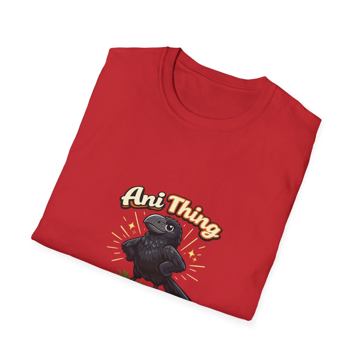 Crow Enthusiasm T-Shirt — "Any Thing Is Possible" Retro Graphic