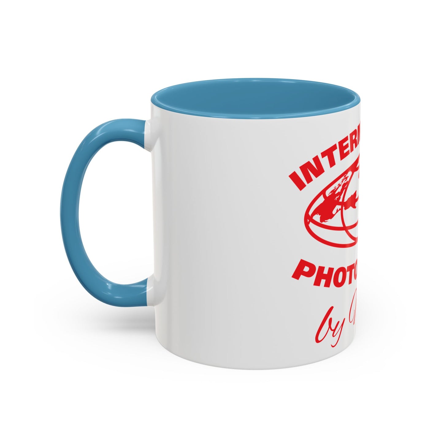International Photography Accent Mug - Unique Coffee Mug, Gift for Photographers, Travel Mug, Artsy Gifts, Photography Lovers