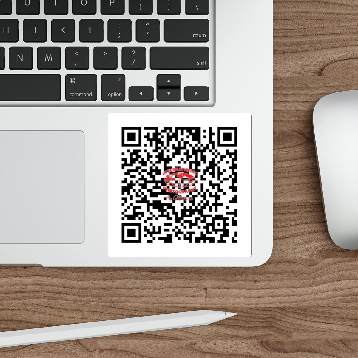 Custom QR Code Die-Cut Stickers, Laptop Decals, Personalized Stickers, Unique Gifts, Office Supplies, Fun Decor