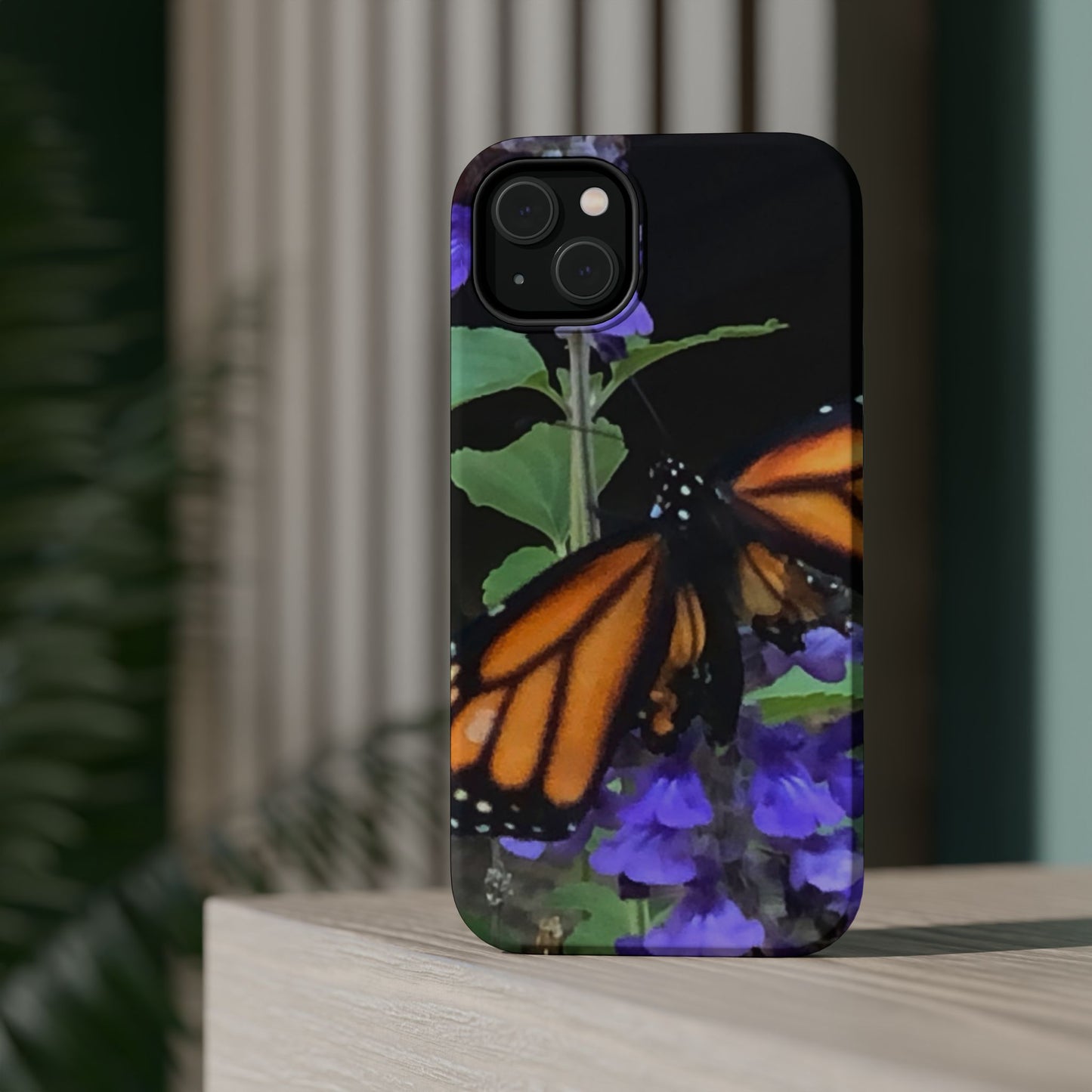 Butterfly Floral Magnetic Tough Cases, Nature Phone Cases, Gift for Nature Lovers, Eco-Friendly Cell Phone Case, Unique Smartphone Accessory