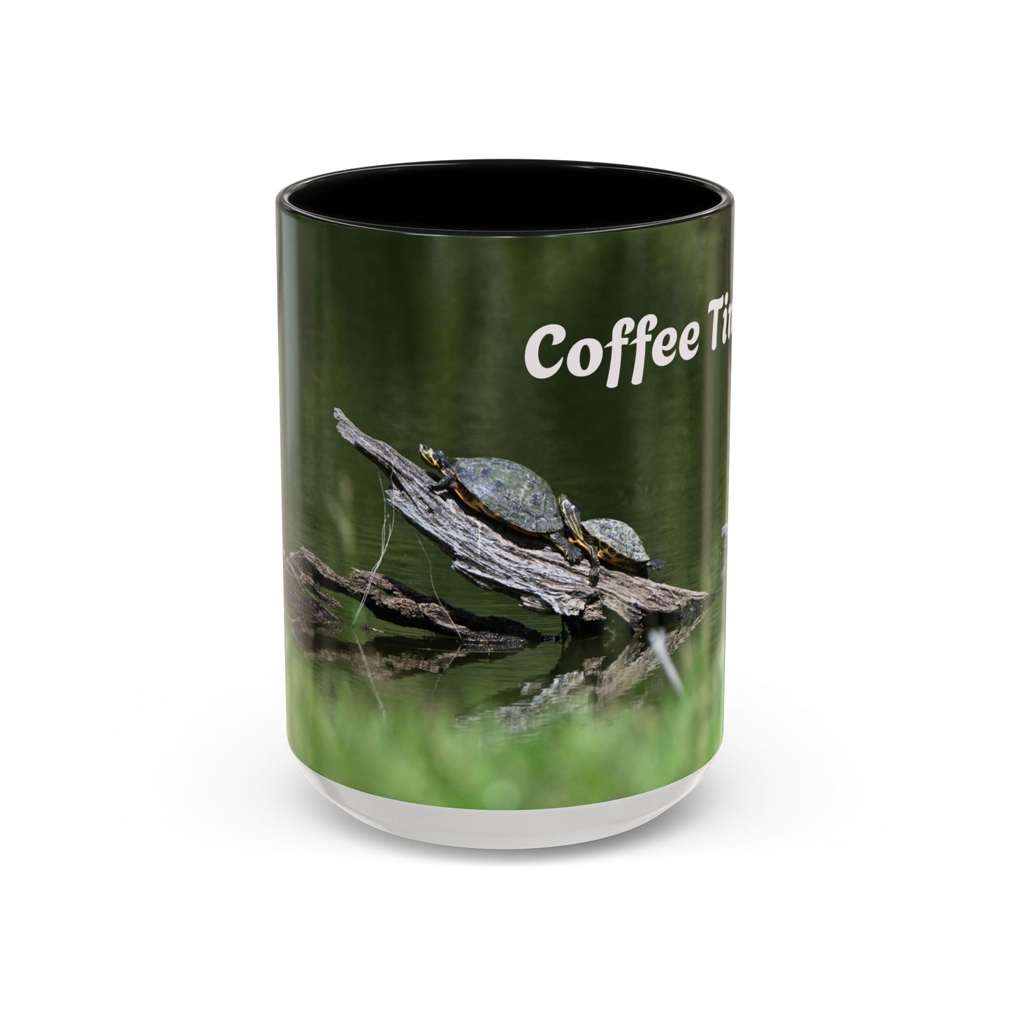 Nature-Inspired Coffee Mug with 'Coffee Time' Design - Perfect Gift for Nature Lovers