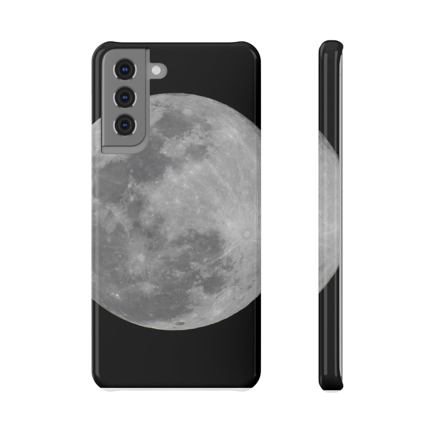 Moon Phase Slim Snap Case, Celestial Phone Cover, Lunar Design Case, Galaxy Gift for Star Lovers, Night Sky Accessories