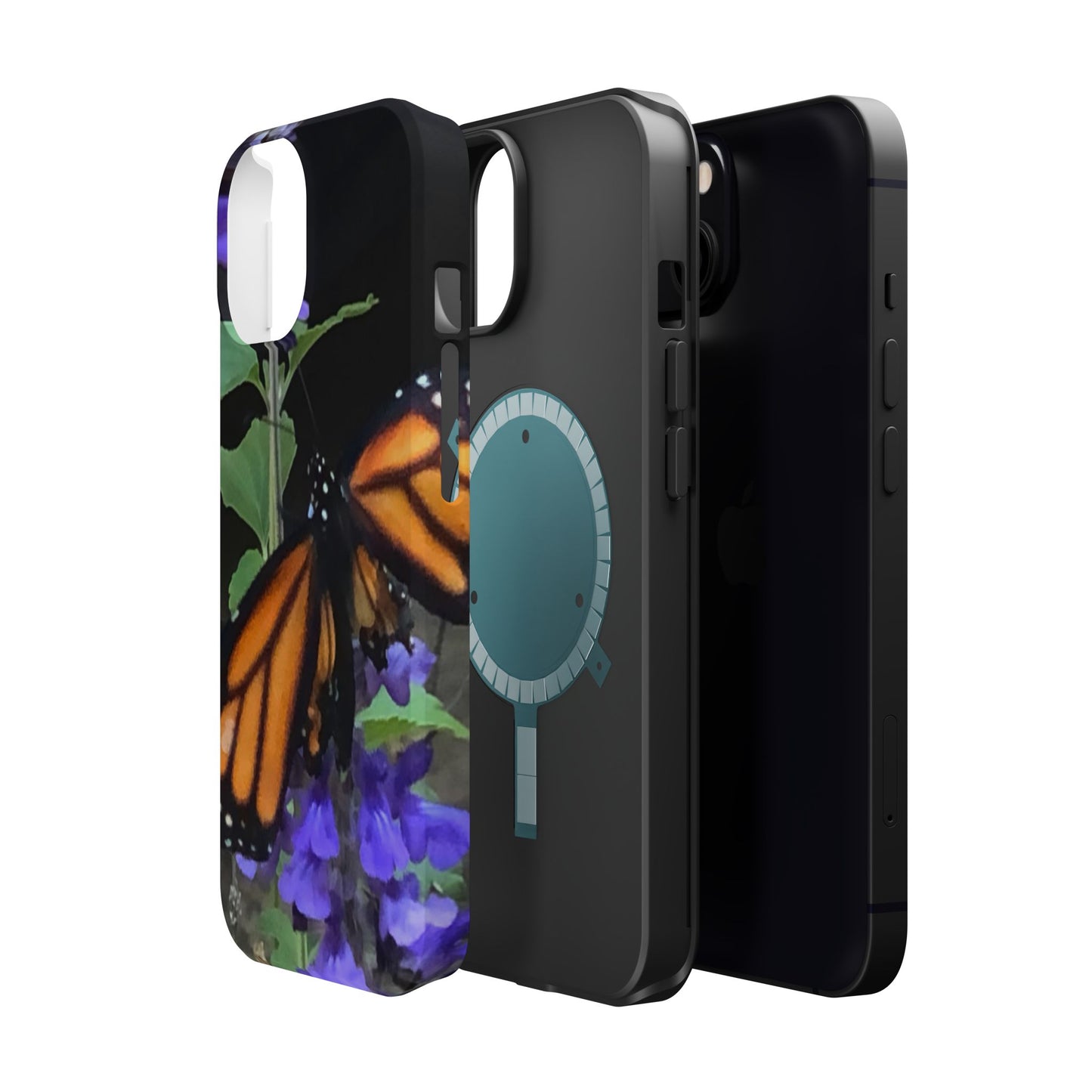 Butterfly Floral Magnetic Tough Cases, Nature Phone Cases, Gift for Nature Lovers, Eco-Friendly Cell Phone Case, Unique Smartphone Accessory