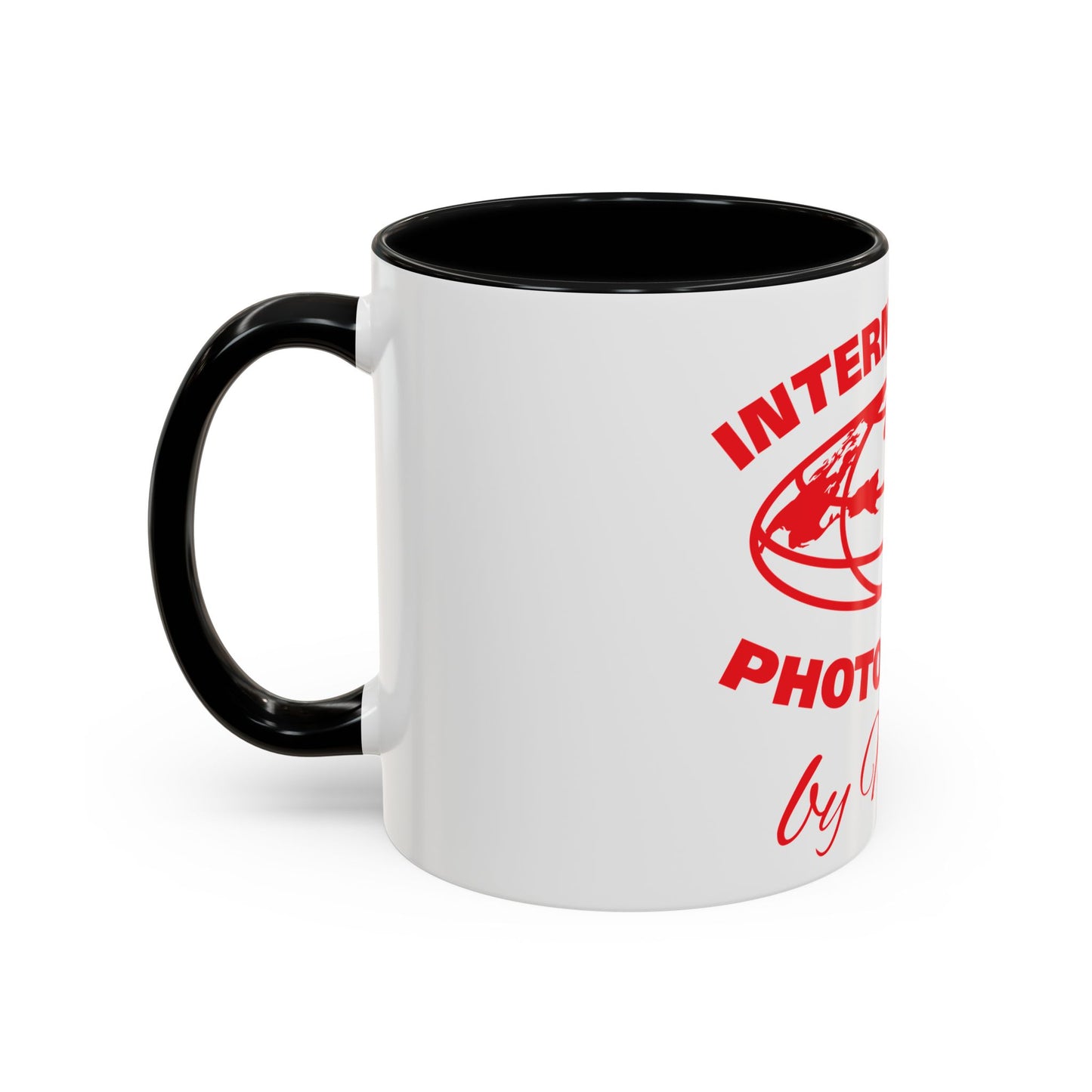 International Photography Accent Mug - Unique Coffee Mug, Gift for Photographers, Travel Mug, Artsy Gifts, Photography Lovers