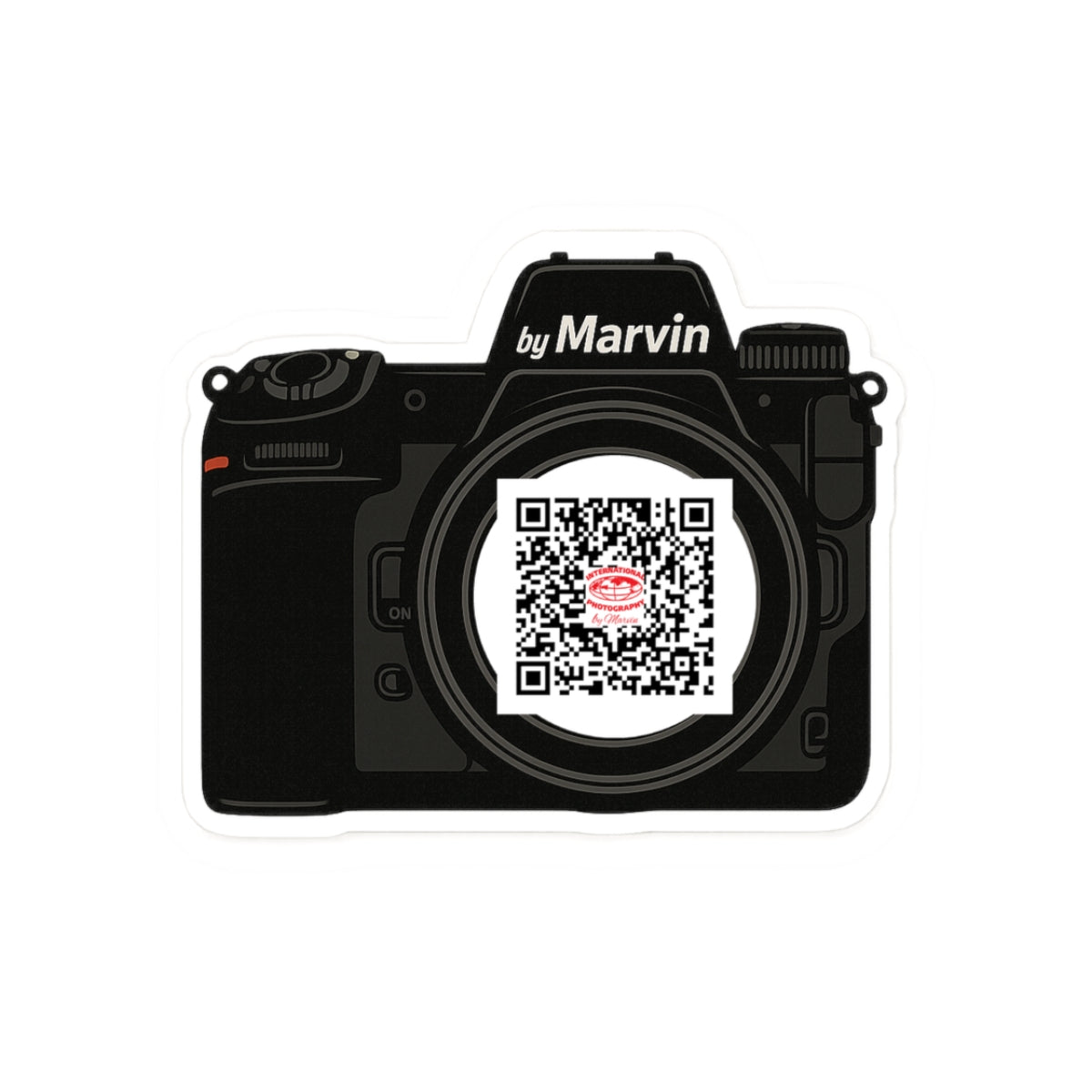 Camera Kiss-Cut Stickers - Photography Lover Decor, Laptop Stickers, Scrapbooking, DIY Projects, Gift for Creatives