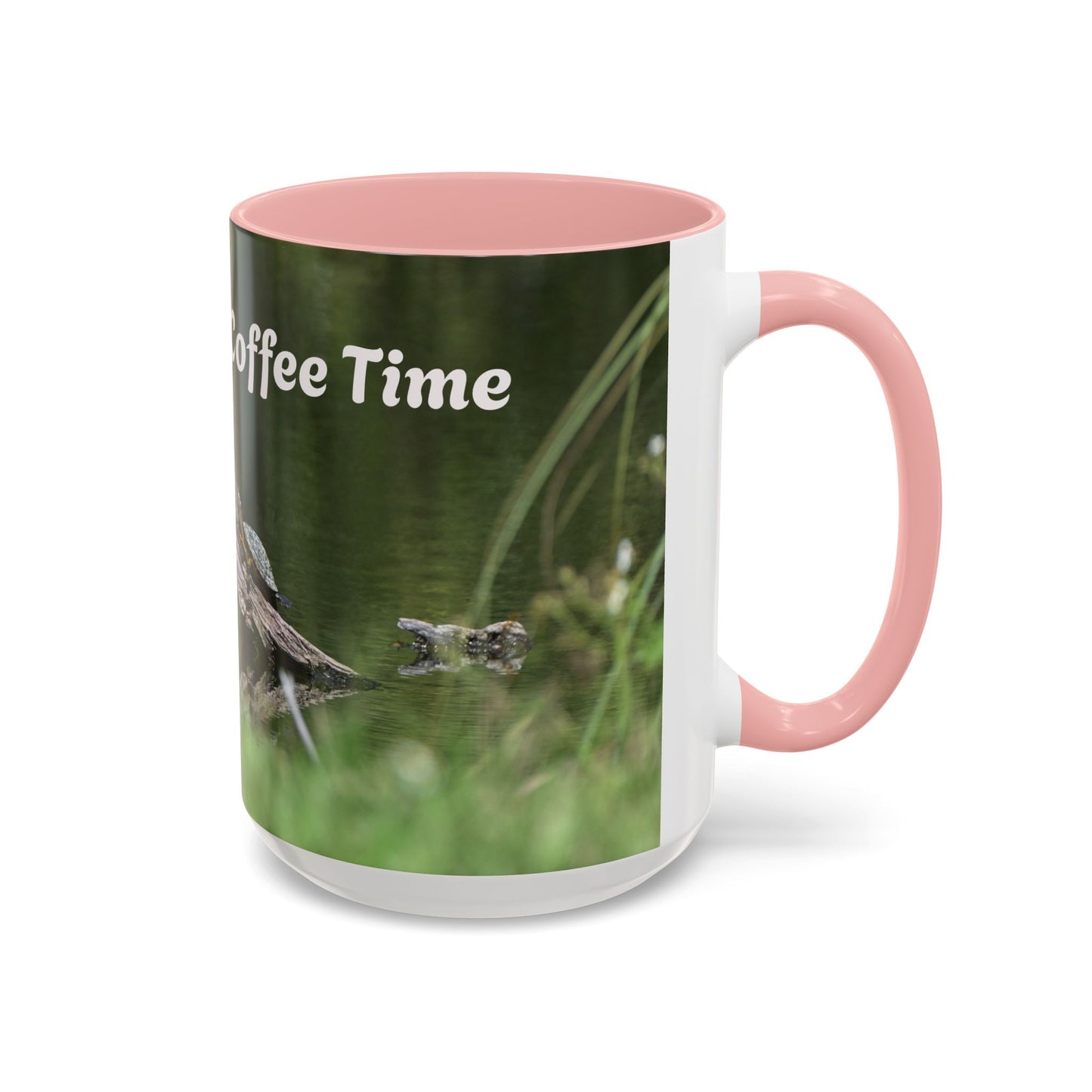 Nature-Inspired Coffee Mug with 'Coffee Time' Design - Perfect Gift for Nature Lovers