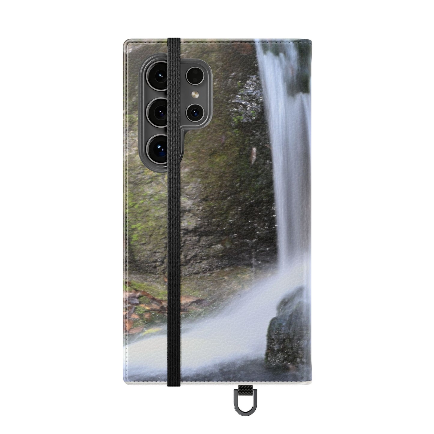 Scenic Waterfall Flip Case, Nature Phone Wallet, Eco-Friendly Phone Accessory, Gift for Nature Lovers, Travel Must-Have