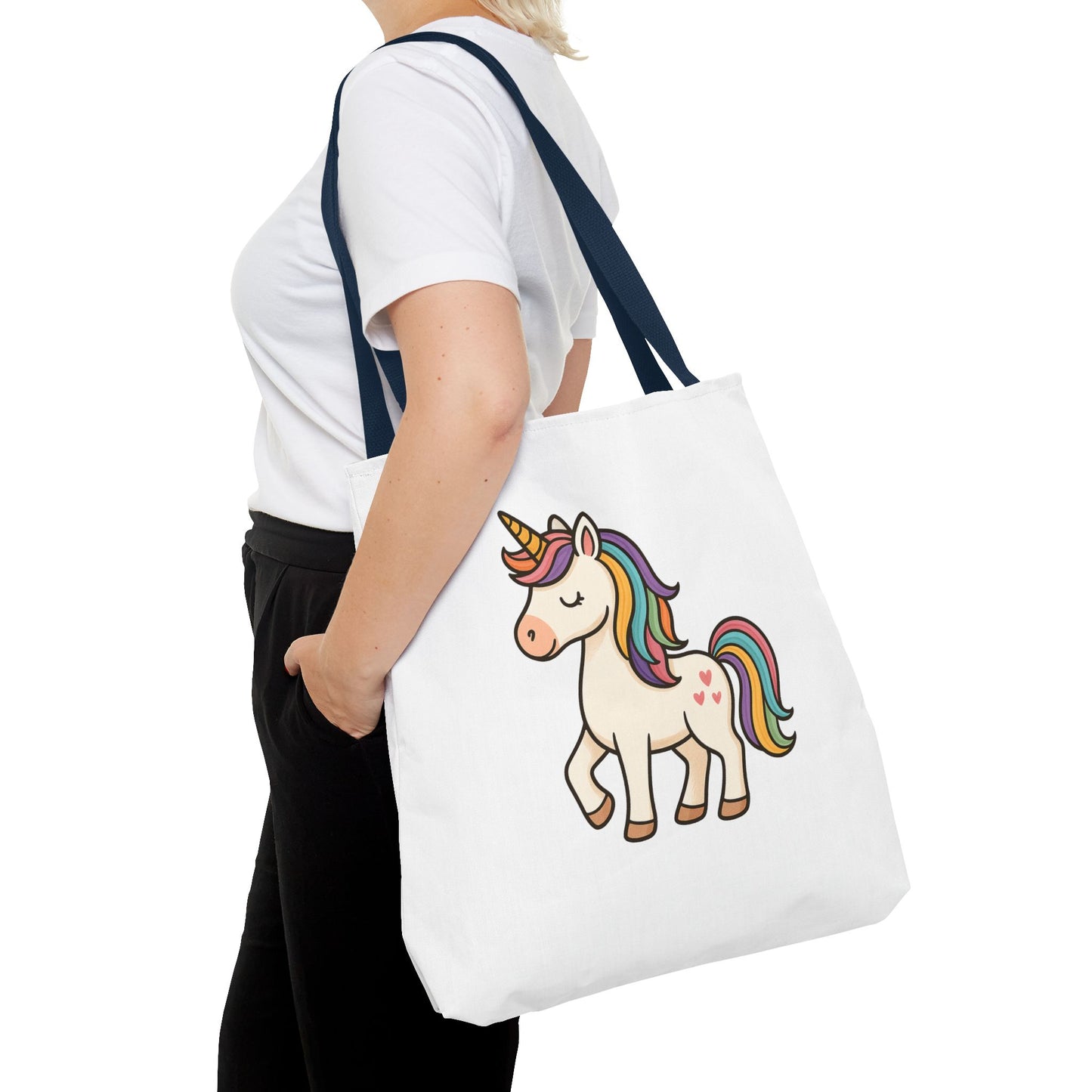 Whimsical Unicorn Tote Bag, Cute Daily Purse, Artsy Gift, Eco-Friendly Shopper, Fun Beach Bag, Magical Adventure Companion