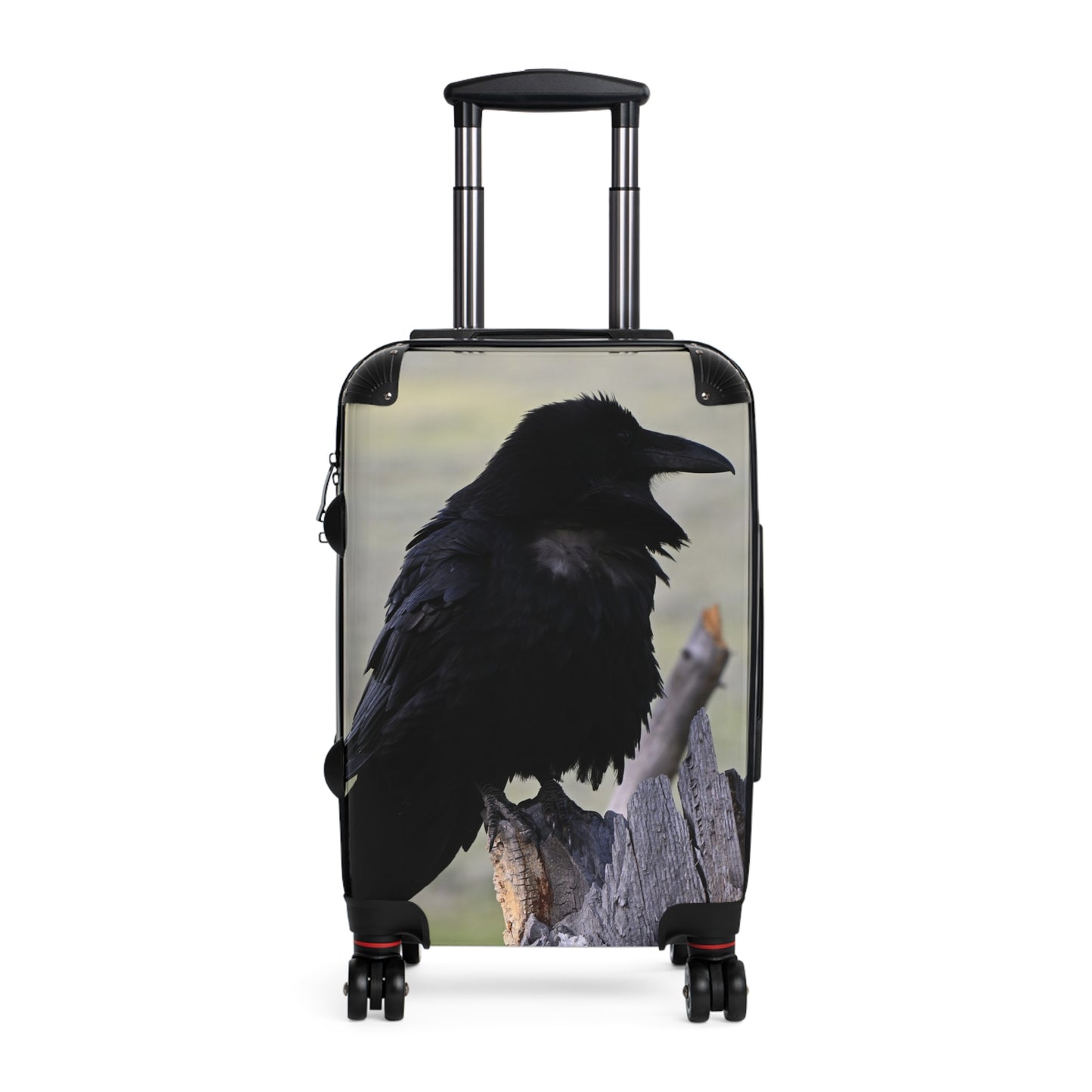 Stylish Raven Suitcase - Travel Gear, Luggage, Gothic Aesthetic, Crow Lover Gift, Adventure Essentials