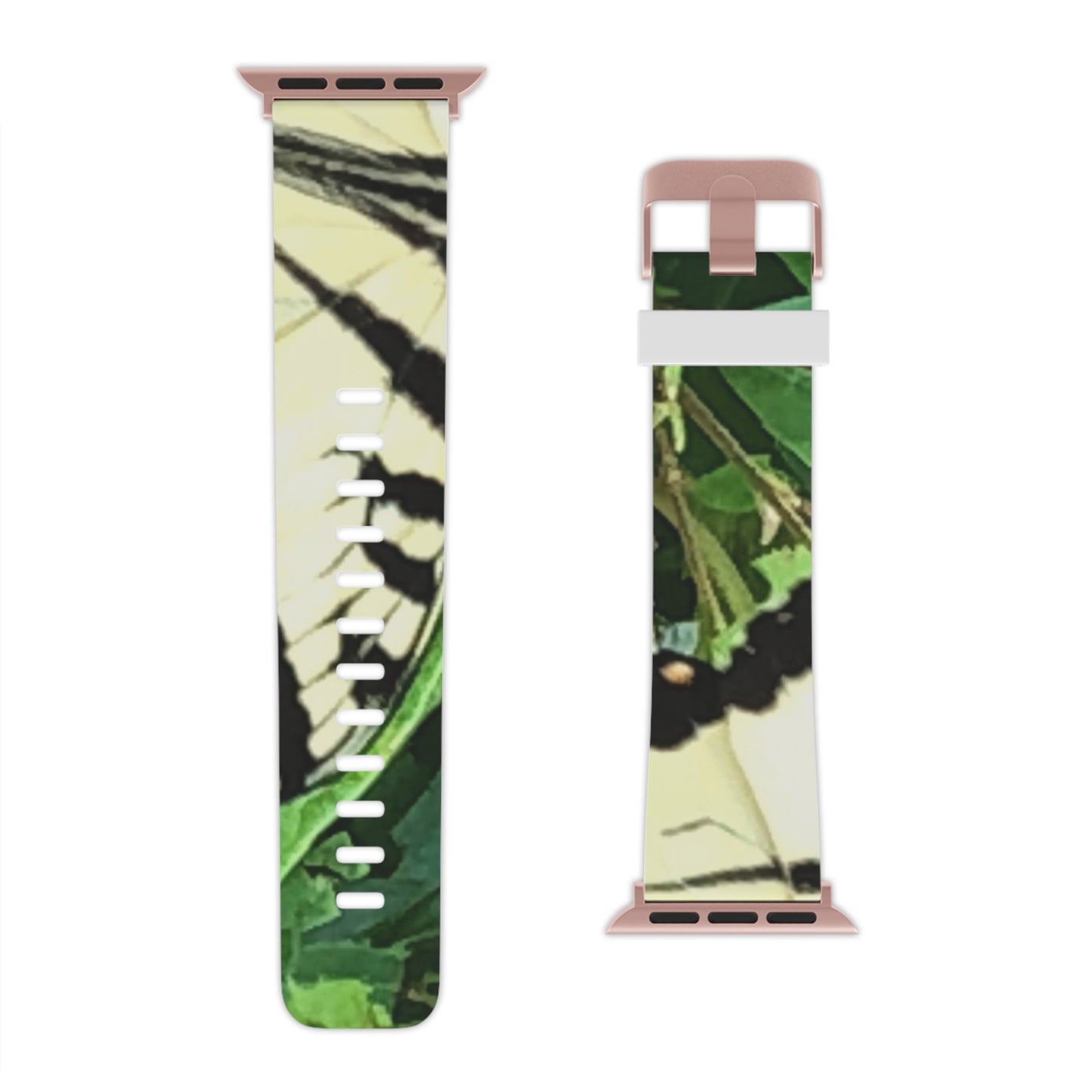 Stylish Apple Watch Band - Butterfly Design, Floral Watch Strap, Unique Gift for Her, Birthday Present, Trendy Accessory