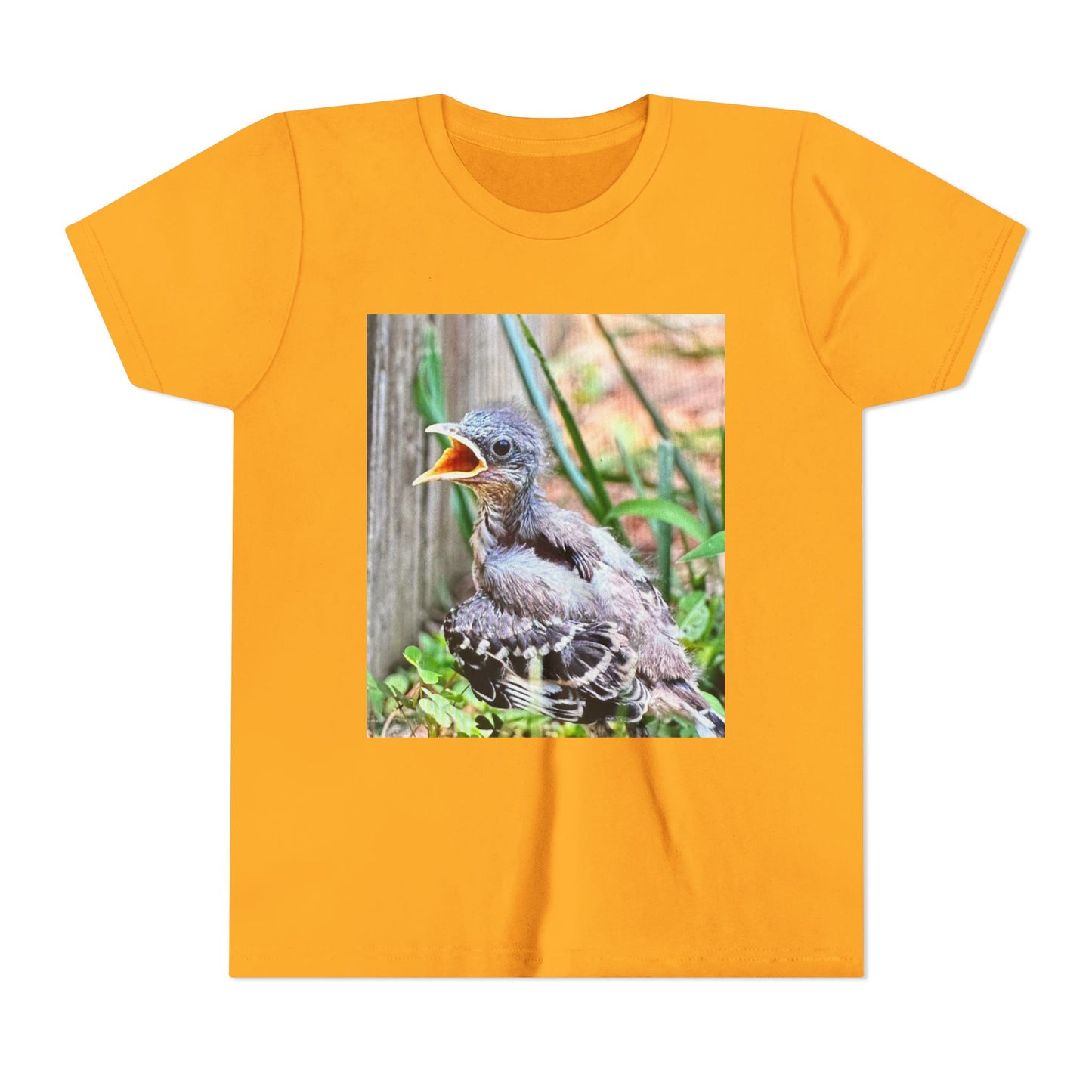 Youth Bird Graphic Tee - Cute Baby Bird T-Shirt, Nature Lovers Gift, Kids Apparel, Animal Tee, Spring Fashion, Eco-Friendly