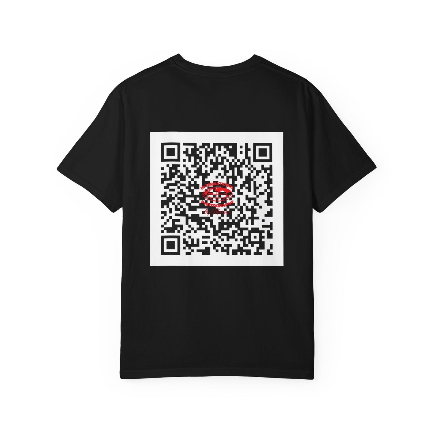 Photography Lover's Unisex T-Shirt, Travel Gift, Graphic Tee, Unique QR Code Design, International Photography Merchandise