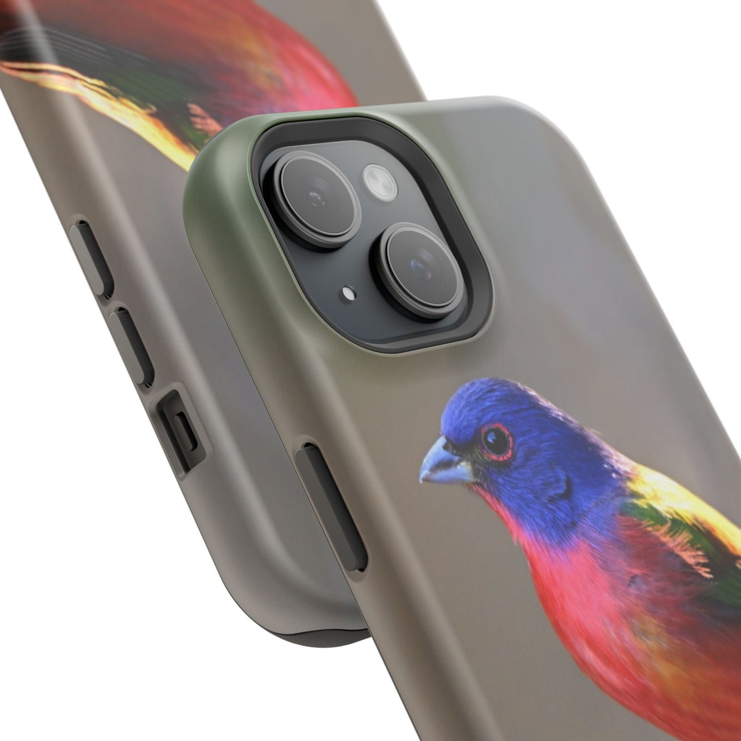 Colorful Bird Phone Case, Magnetic Tough Cases, Nature Lover Gift, Wildlife Phone Cover, Eco-Friendly Tech Accessories