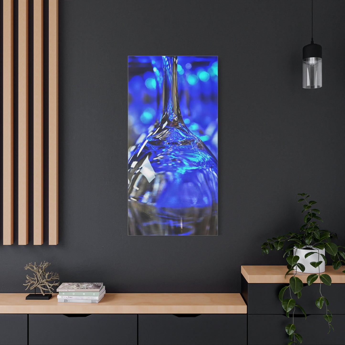 Blue Reflection Canvas Art Print