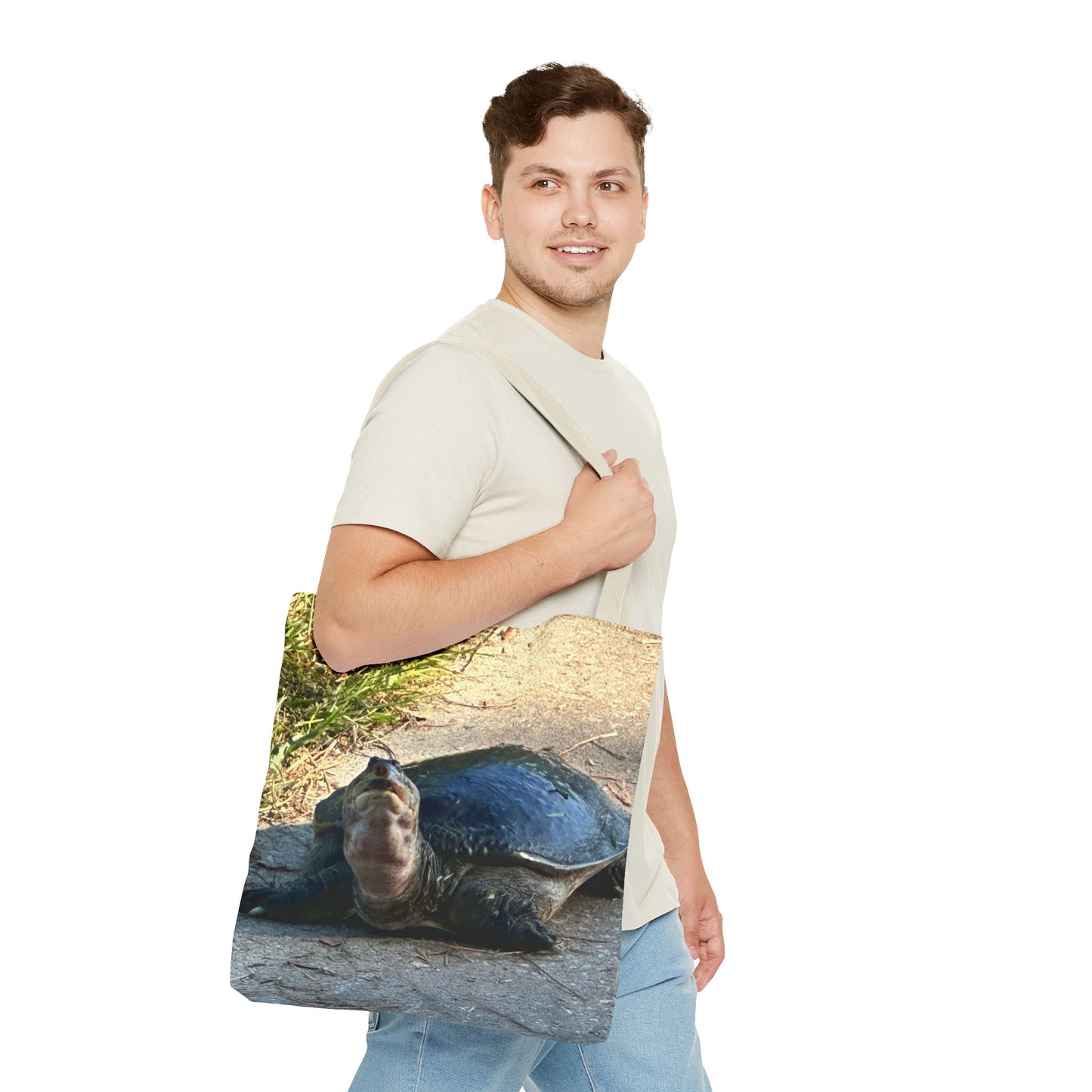 Cute Turtle Tote Bag - Eco-Friendly Beach Bag, Reusable Grocery Tote, Animal Lover Gift, Nature-Inspired Accessory, Perfect for Summer