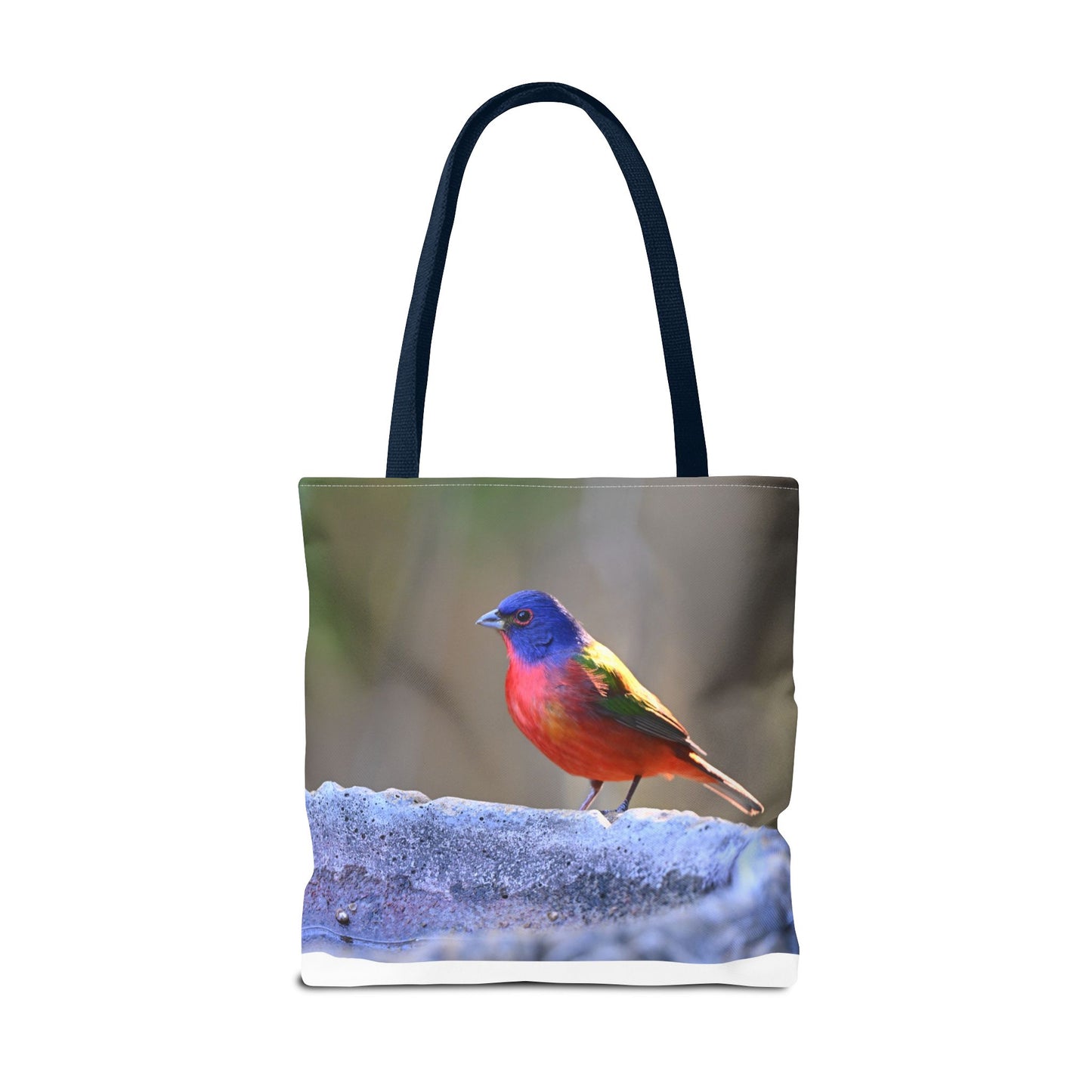 Colorful Bird Be Bold Tote Bag, Eco-Friendly Art Tote, Nature Lover Gift, Inspirational Quote Bag, Everyday Carry-All