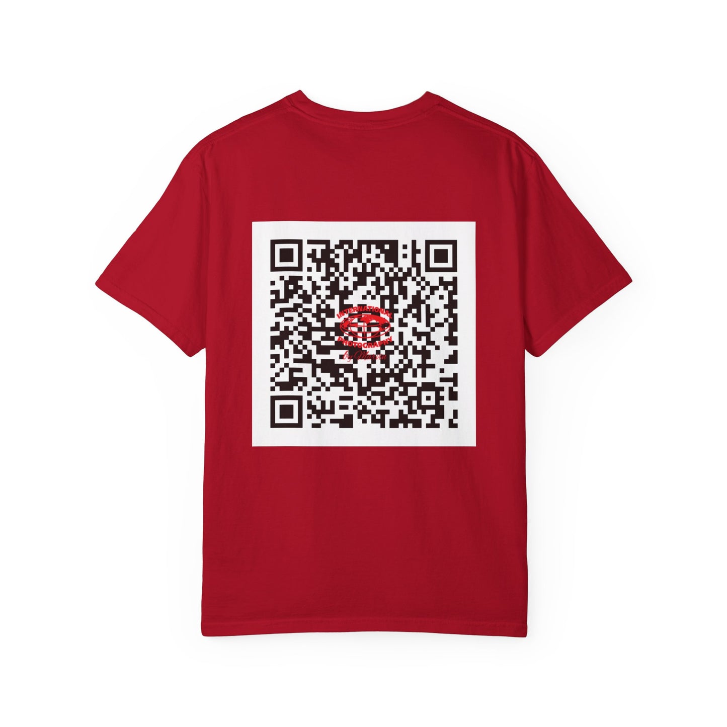 Photography Lover's Unisex T-Shirt, Travel Gift, Graphic Tee, Unique QR Code Design, International Photography Merchandise