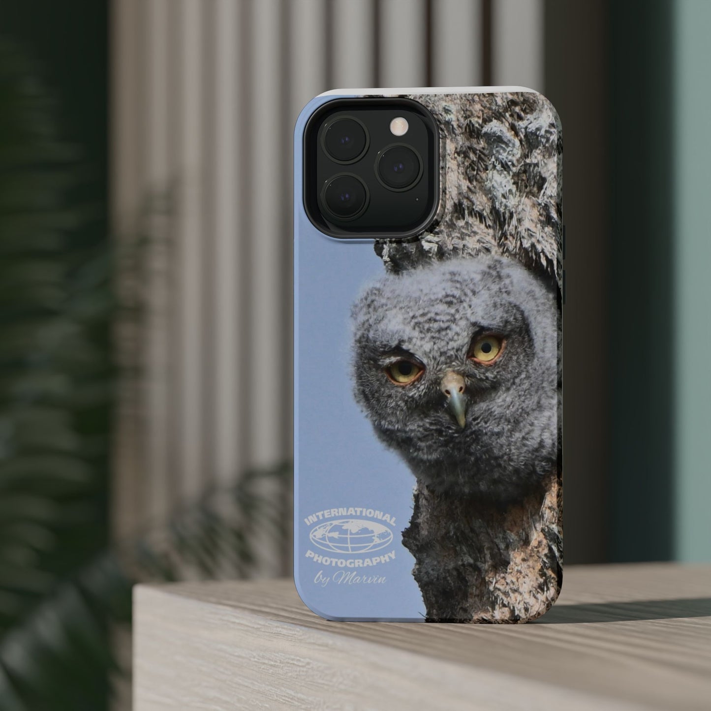 Owl Magnetic Tough Case, Wildlife Phone Case, Nature Lover Gift, Eco-Friendly Phone Cover, Customizable Phone Accessory