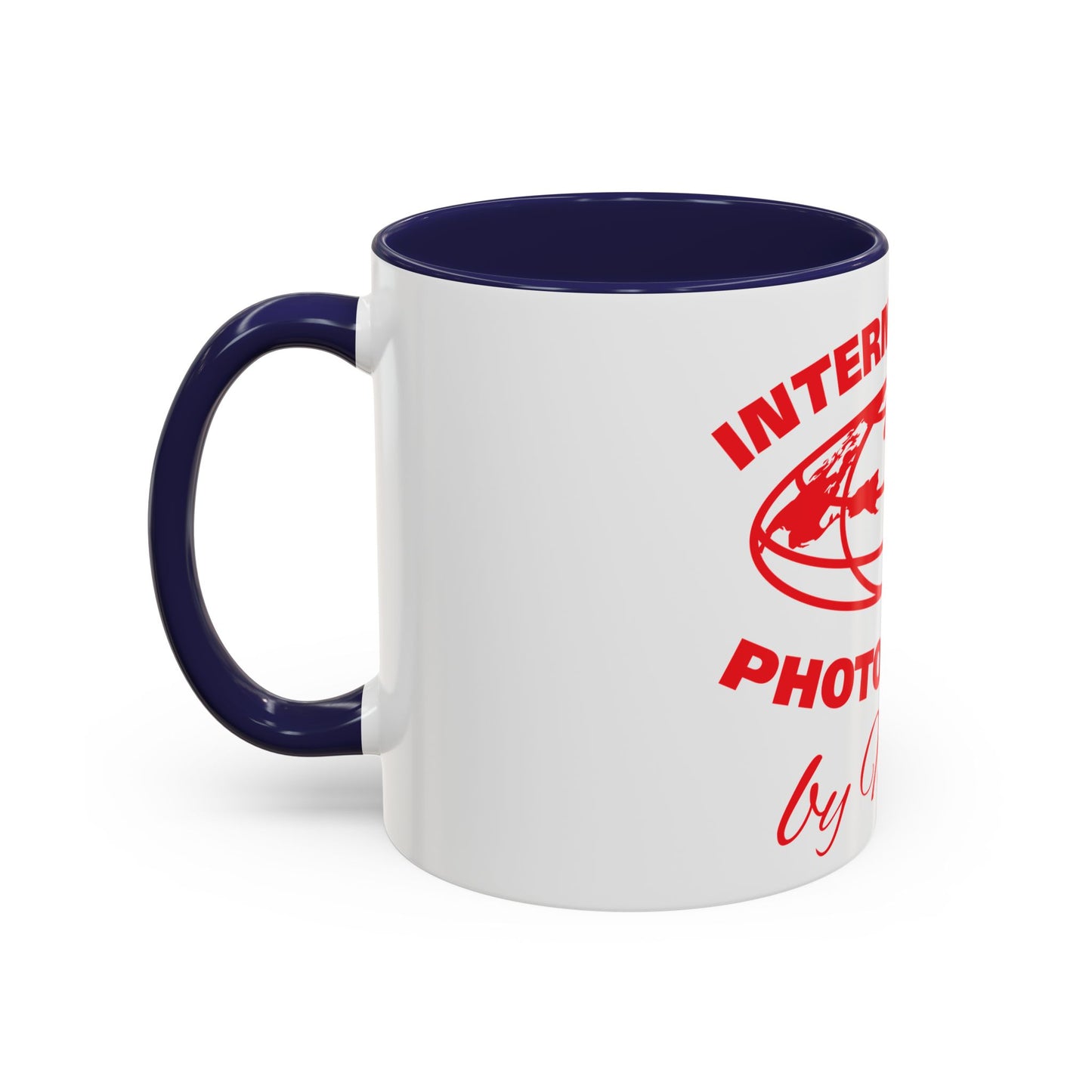 International Photography Accent Mug - Unique Coffee Mug, Gift for Photographers, Travel Mug, Artsy Gifts, Photography Lovers