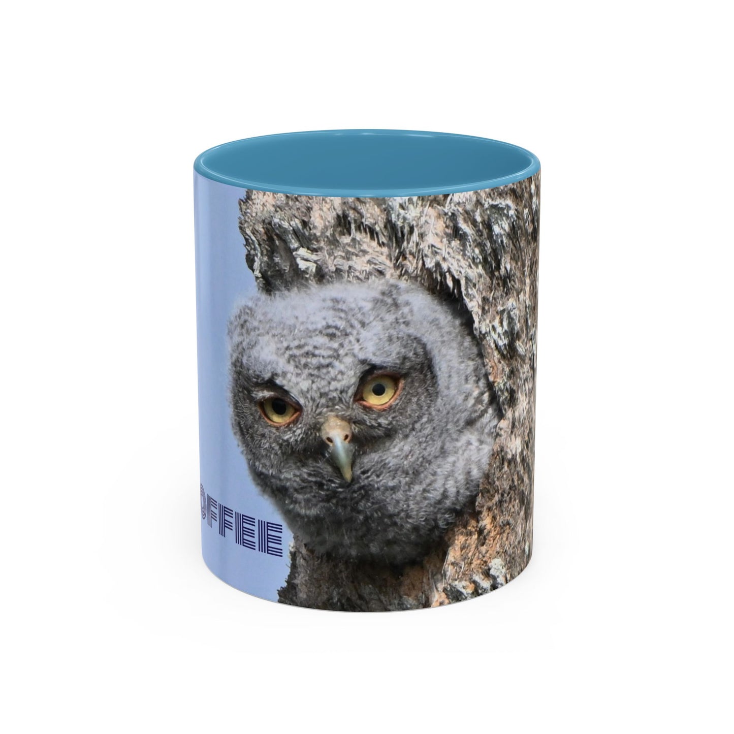 Accent Coffee Mug with Owl Design, Perfect Gift for Coffee Lovers, Home Office Decor, Nature Enthusiast Gift, Animal Lover Mug