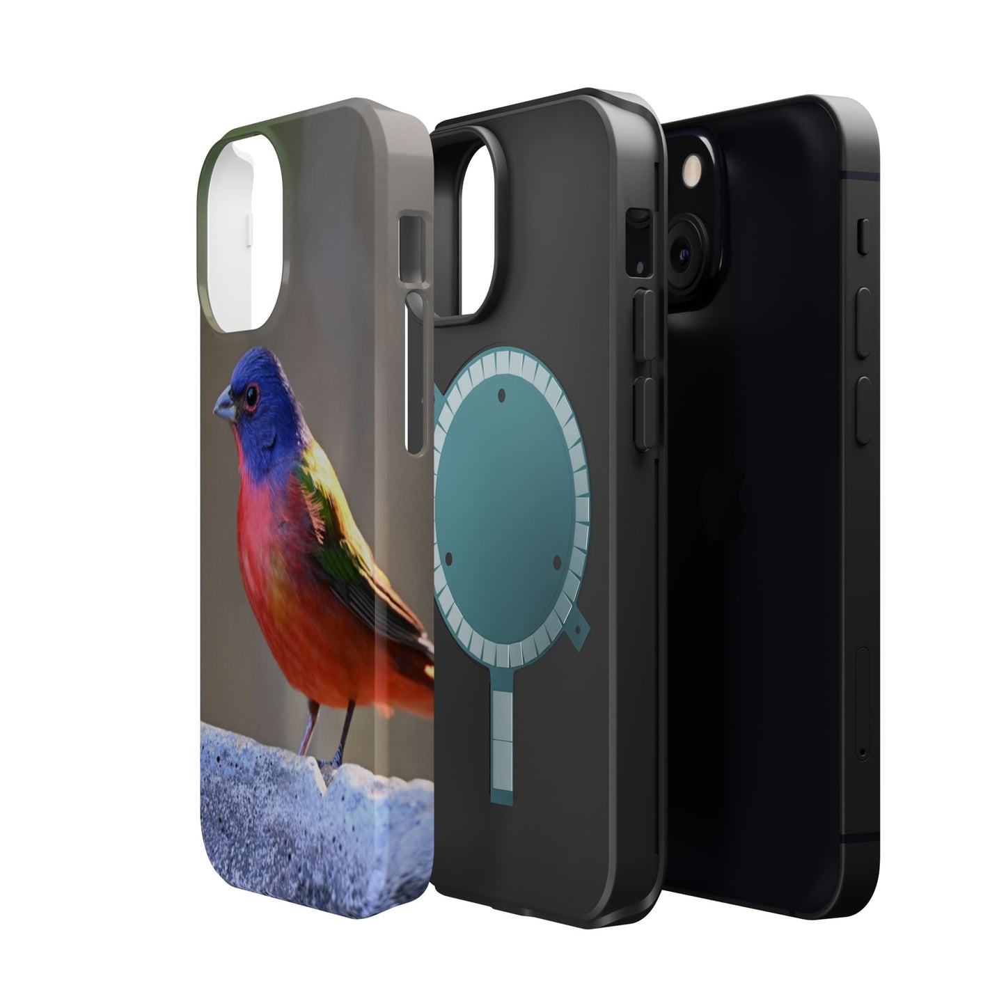 Colorful Bird Phone Case, Magnetic Tough Cases, Nature Lover Gift, Wildlife Phone Cover, Eco-Friendly Tech Accessories