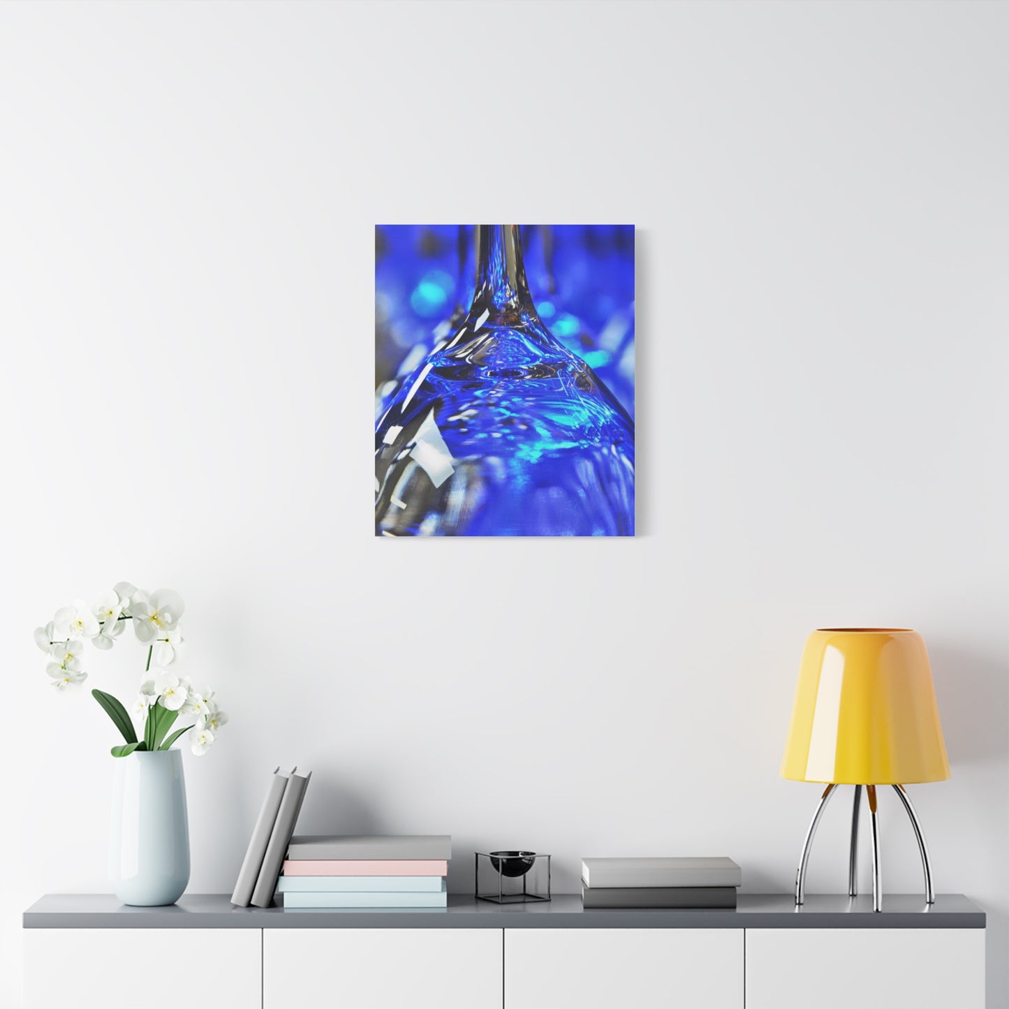 Blue Reflection Canvas Art Print