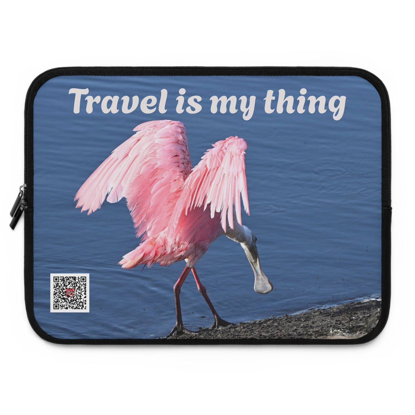 Travel-Inspired Laptop Sleeve - Perfect Gift for Travelers, Laptop Case, Tech Accessory, Unique Gift, Travel Enthusiast