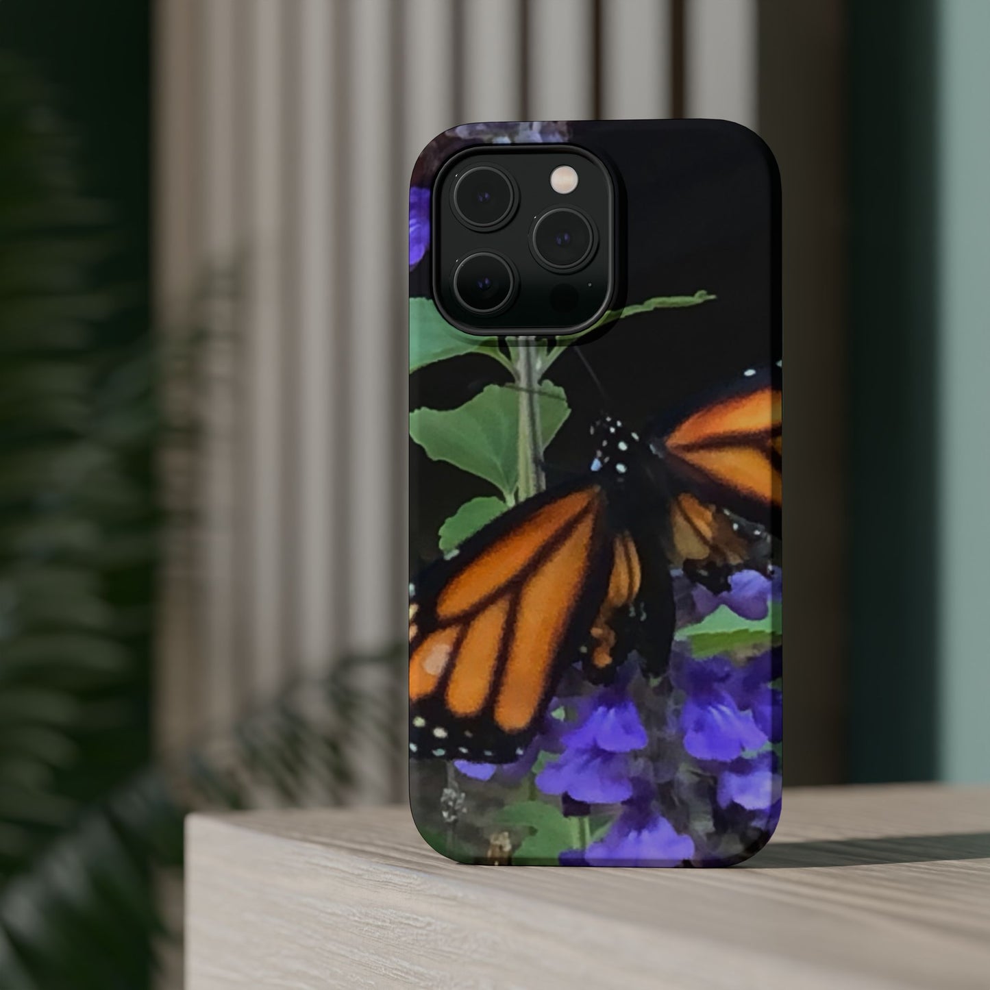 Butterfly Floral Magnetic Tough Cases, Nature Phone Cases, Gift for Nature Lovers, Eco-Friendly Cell Phone Case, Unique Smartphone Accessory