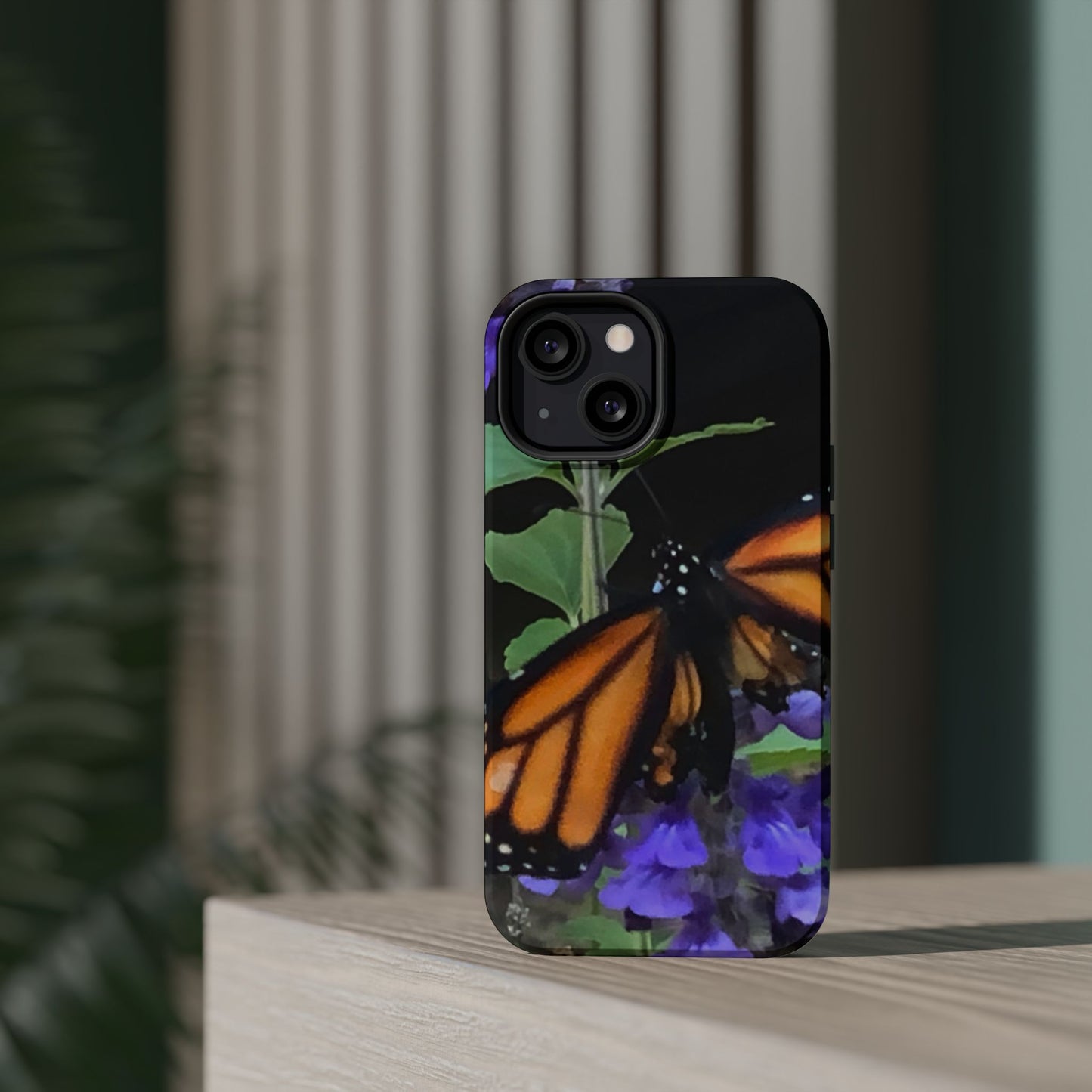 Butterfly Floral Magnetic Tough Cases, Nature Phone Cases, Gift for Nature Lovers, Eco-Friendly Cell Phone Case, Unique Smartphone Accessory