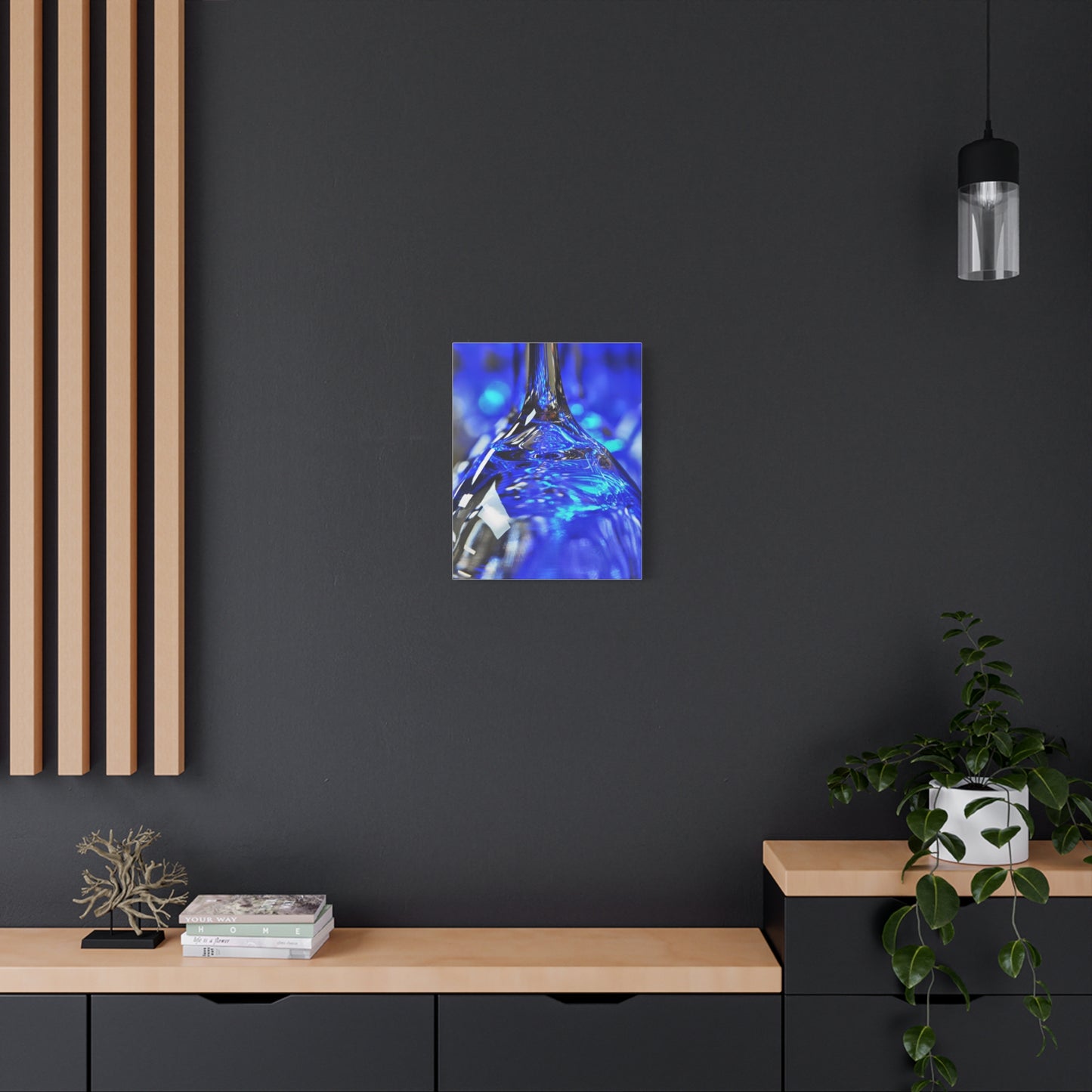 Blue Reflection Canvas Art Print
