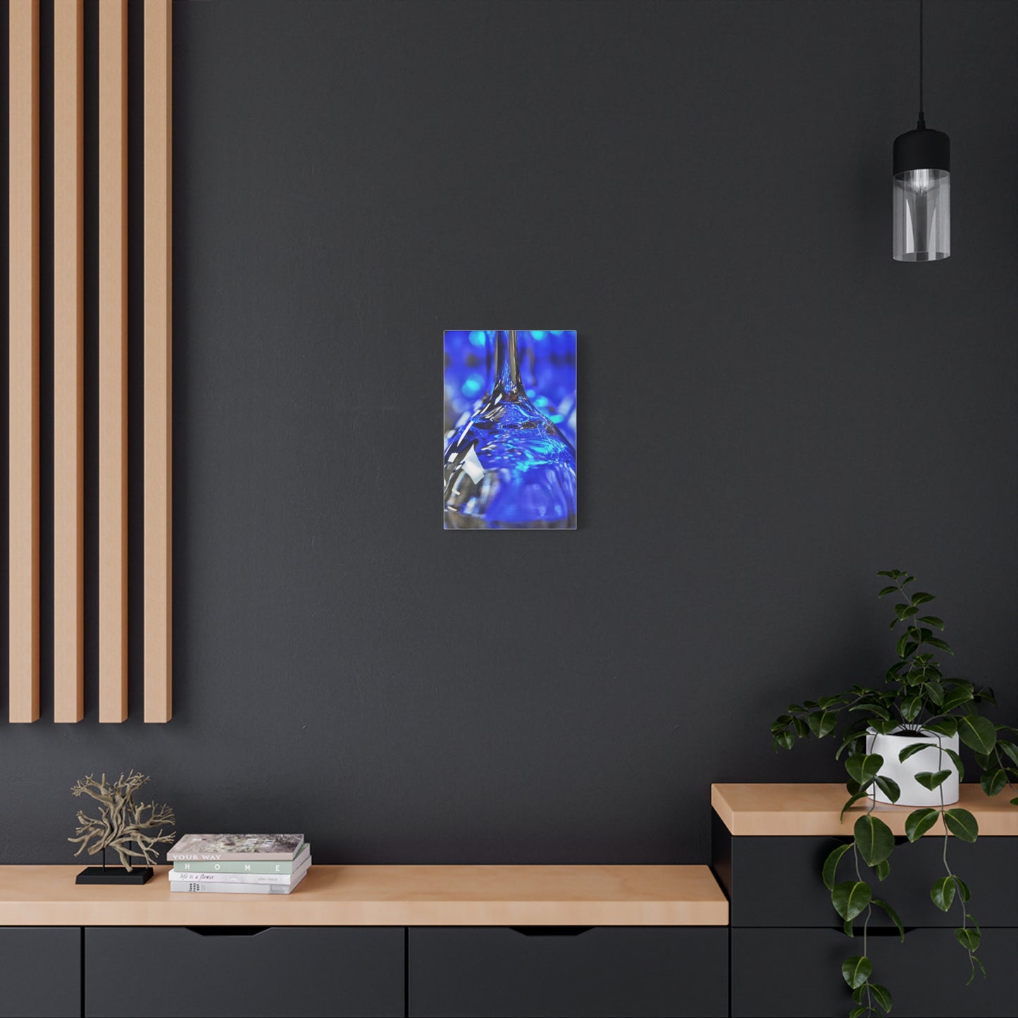 Blue Reflection Canvas Art Print