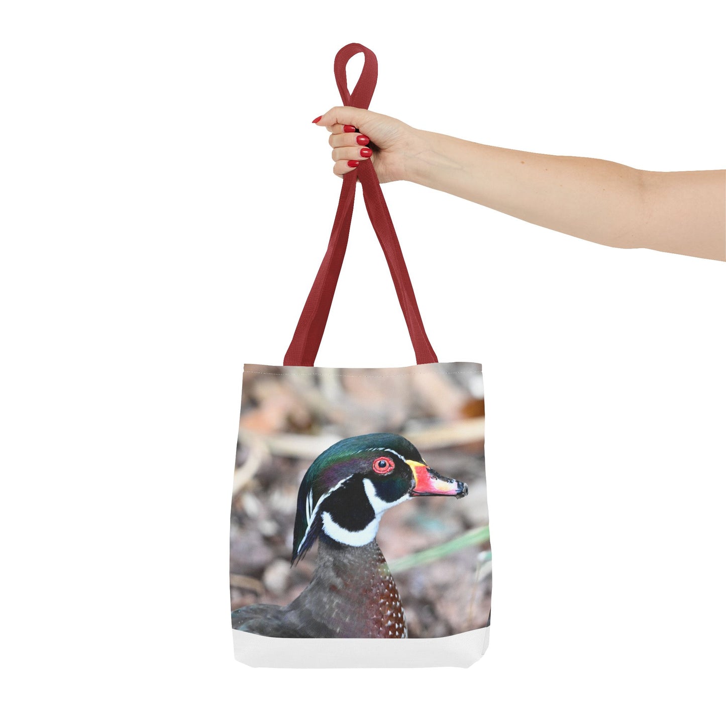 Wood Duck Tote Bag, Nature Lover Eco-Friendly Tote, Gift for Bird Enthusiasts, Stylish Reusable Shopping Bag, Photography Art Bag