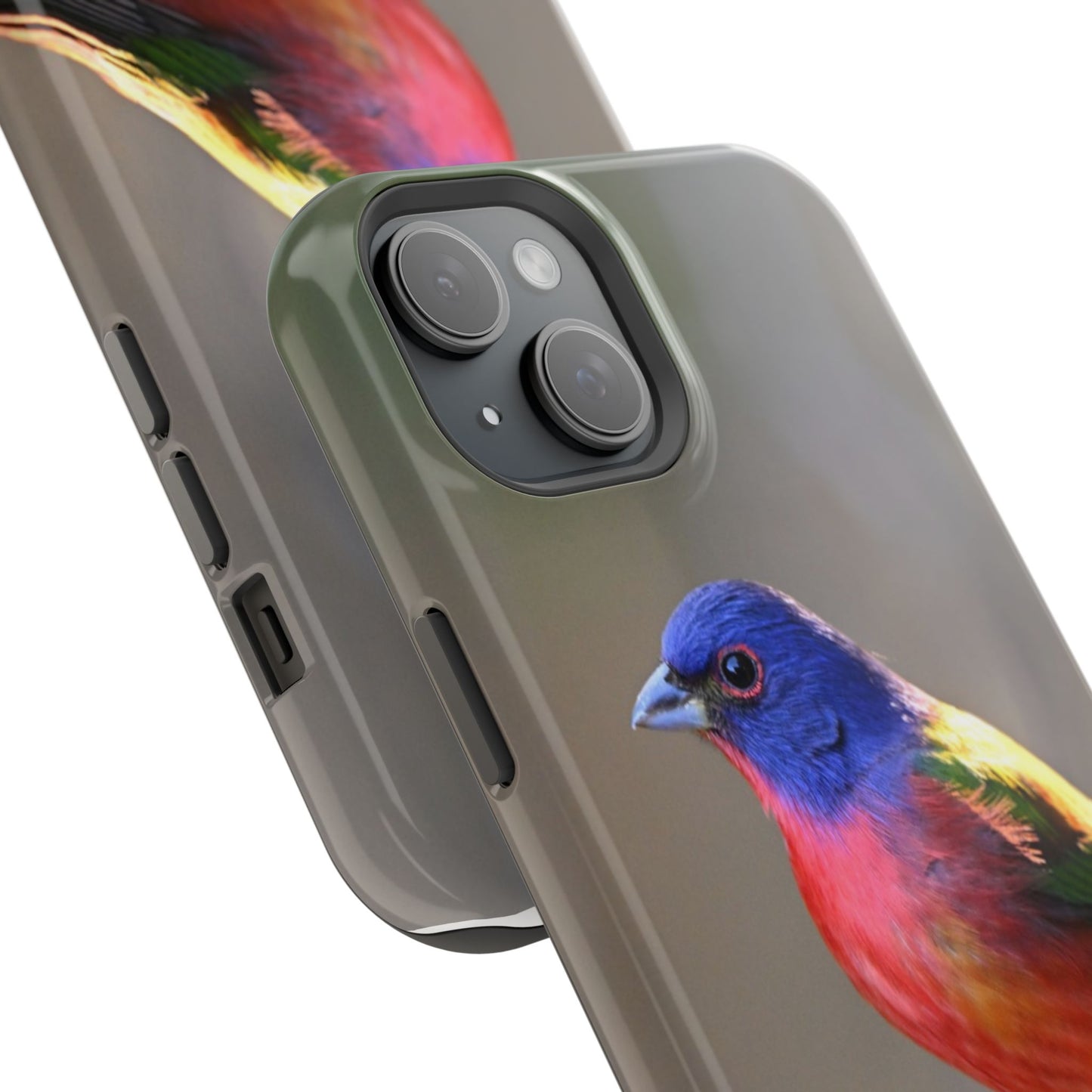 Colorful Bird Phone Case, Magnetic Tough Cases, Nature Lover Gift, Wildlife Phone Cover, Eco-Friendly Tech Accessories