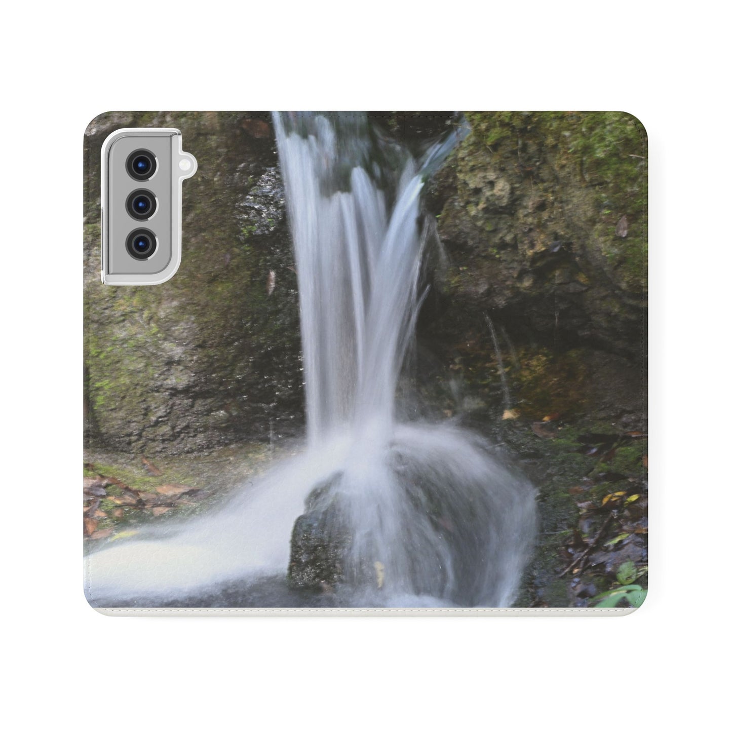 Scenic Waterfall Flip Case, Nature Phone Wallet, Eco-Friendly Phone Accessory, Gift for Nature Lovers, Travel Must-Have