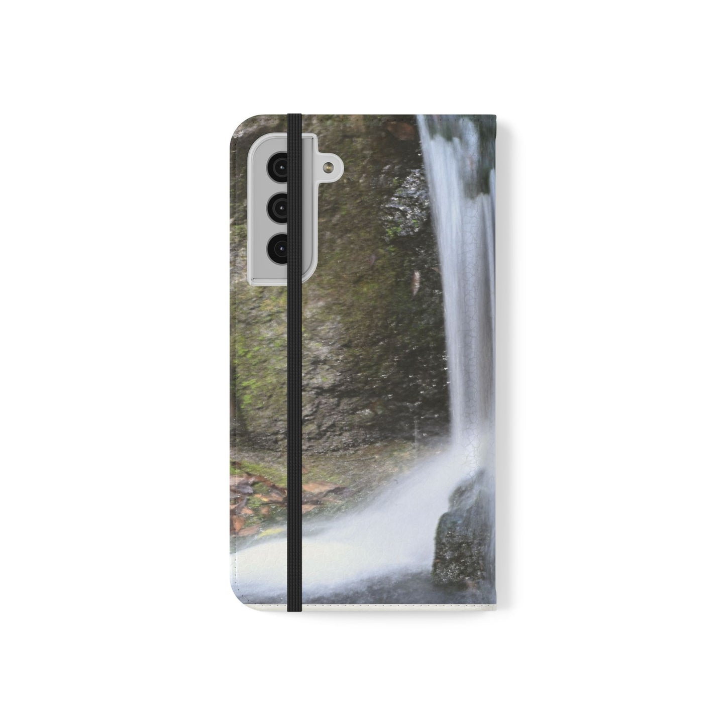 Scenic Waterfall Flip Case, Nature Phone Wallet, Eco-Friendly Phone Accessory, Gift for Nature Lovers, Travel Must-Have
