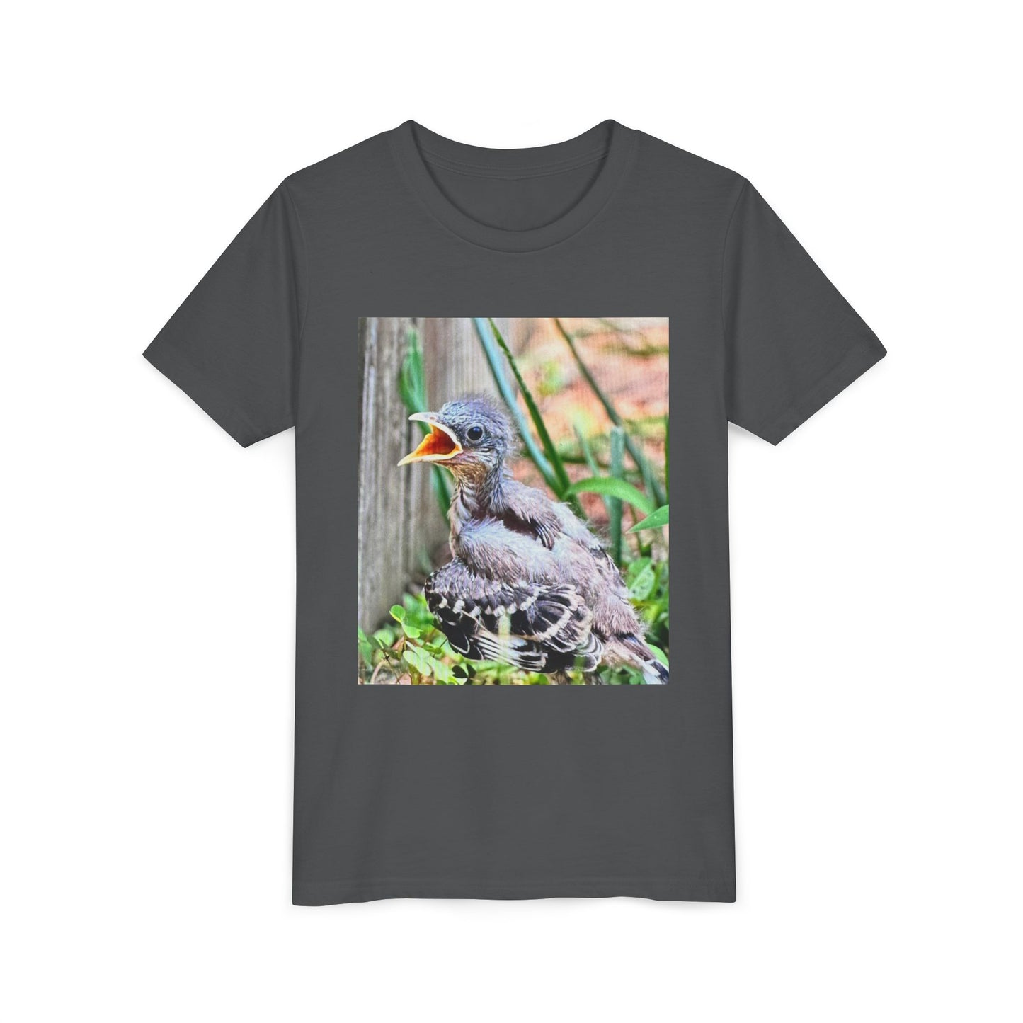 Youth Bird Graphic Tee - Cute Baby Bird T-Shirt, Nature Lovers Gift, Kids Apparel, Animal Tee, Spring Fashion, Eco-Friendly