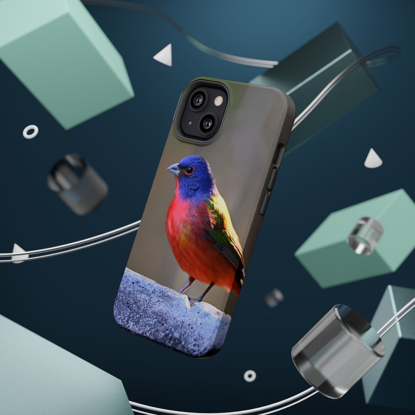 Colorful Bird Phone Case, Magnetic Tough Cases, Nature Lover Gift, Wildlife Phone Cover, Eco-Friendly Tech Accessories