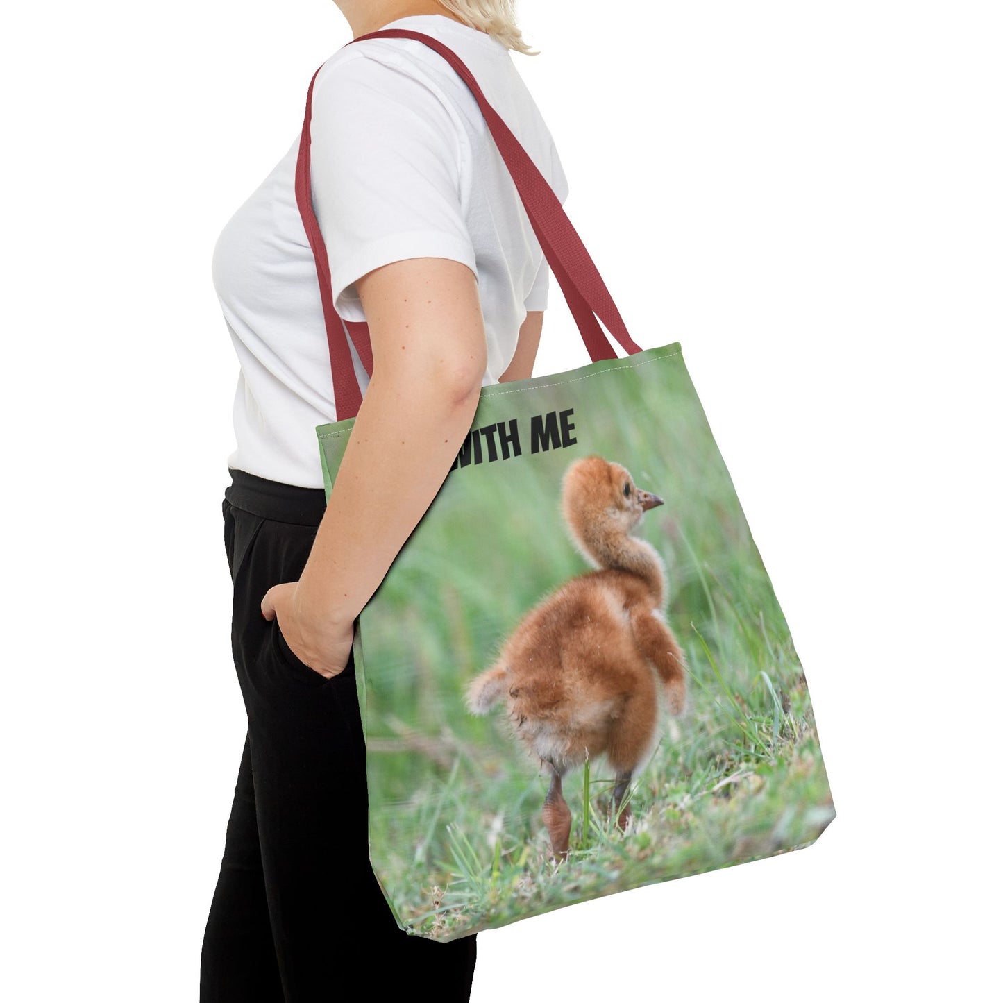 Adorable Chick Tote Bag - Perfect for Bird Lovers, Casual Outings, Eco-Friendly Shopping, Gift for Nature Enthusiasts, Spring Celebrations