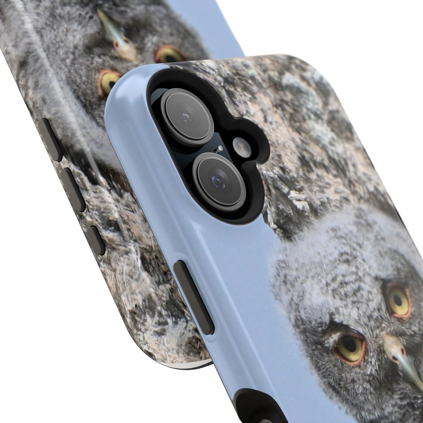 Owl Magnetic Tough Case, Wildlife Phone Case, Nature Lover Gift, Eco-Friendly Phone Cover, Customizable Phone Accessory