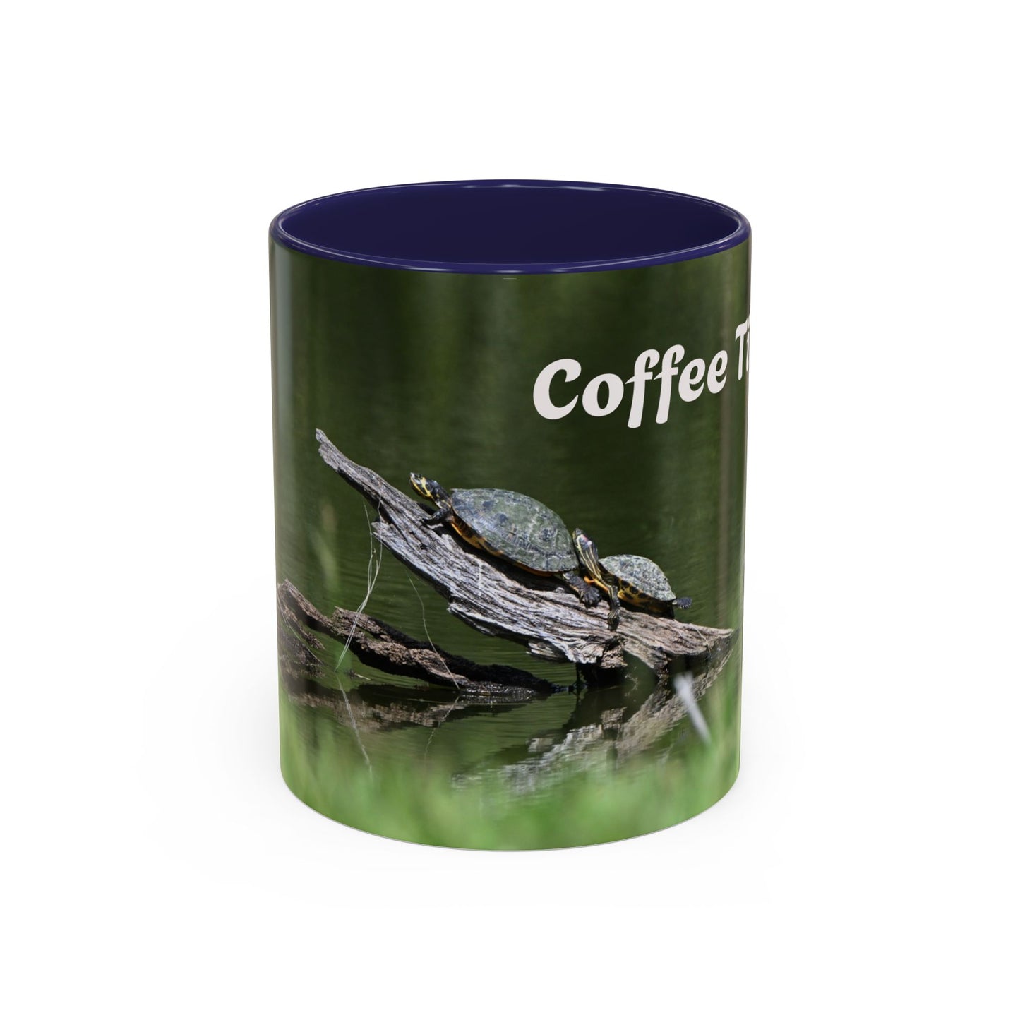Nature-Inspired Coffee Mug with 'Coffee Time' Design - Perfect Gift for Nature Lovers
