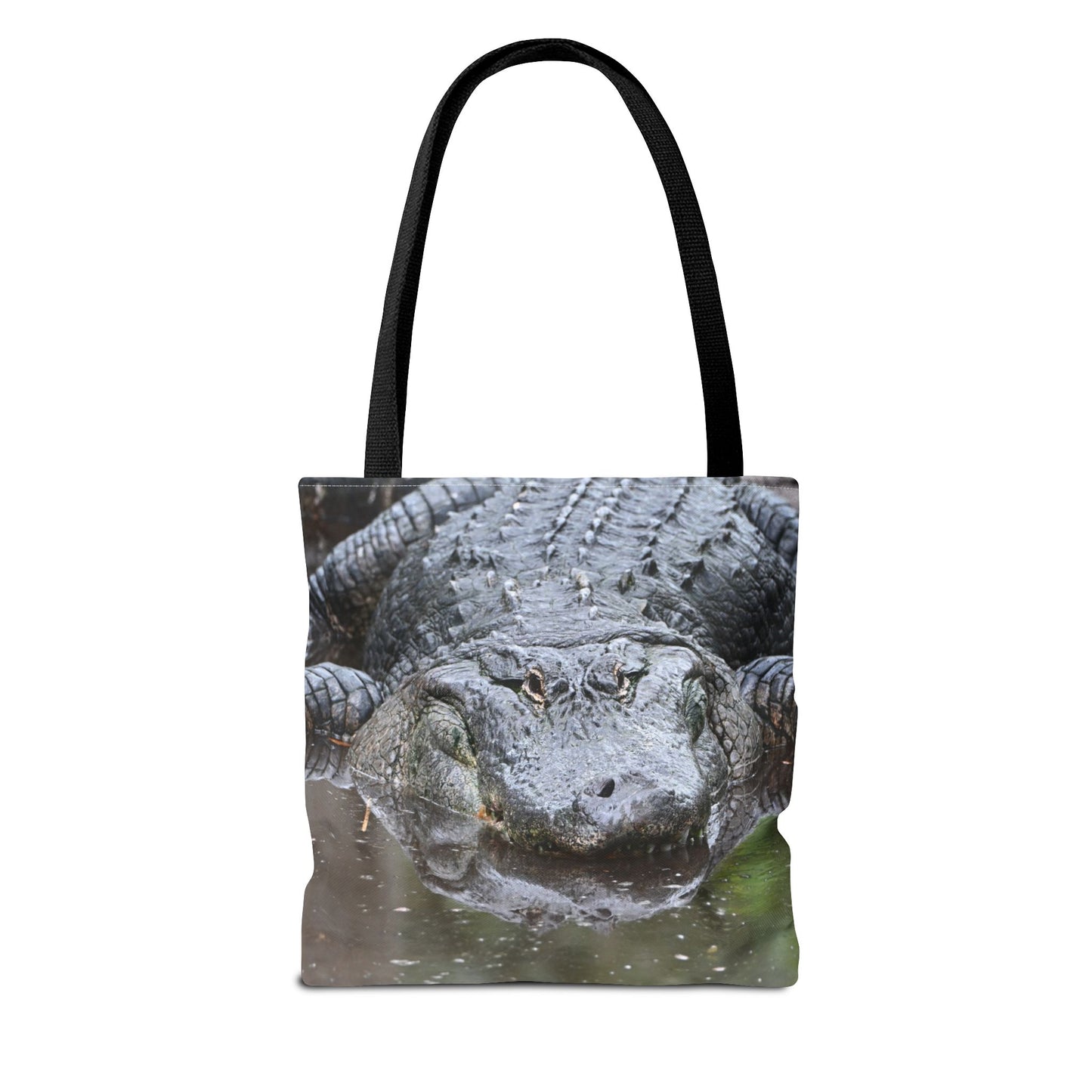 Alligator Print Tote Bag, Wildlife Lover Gift, Eco-Friendly Bag, Beach Tote, Animal Lovers' Accessory, Unique Alligator Purse