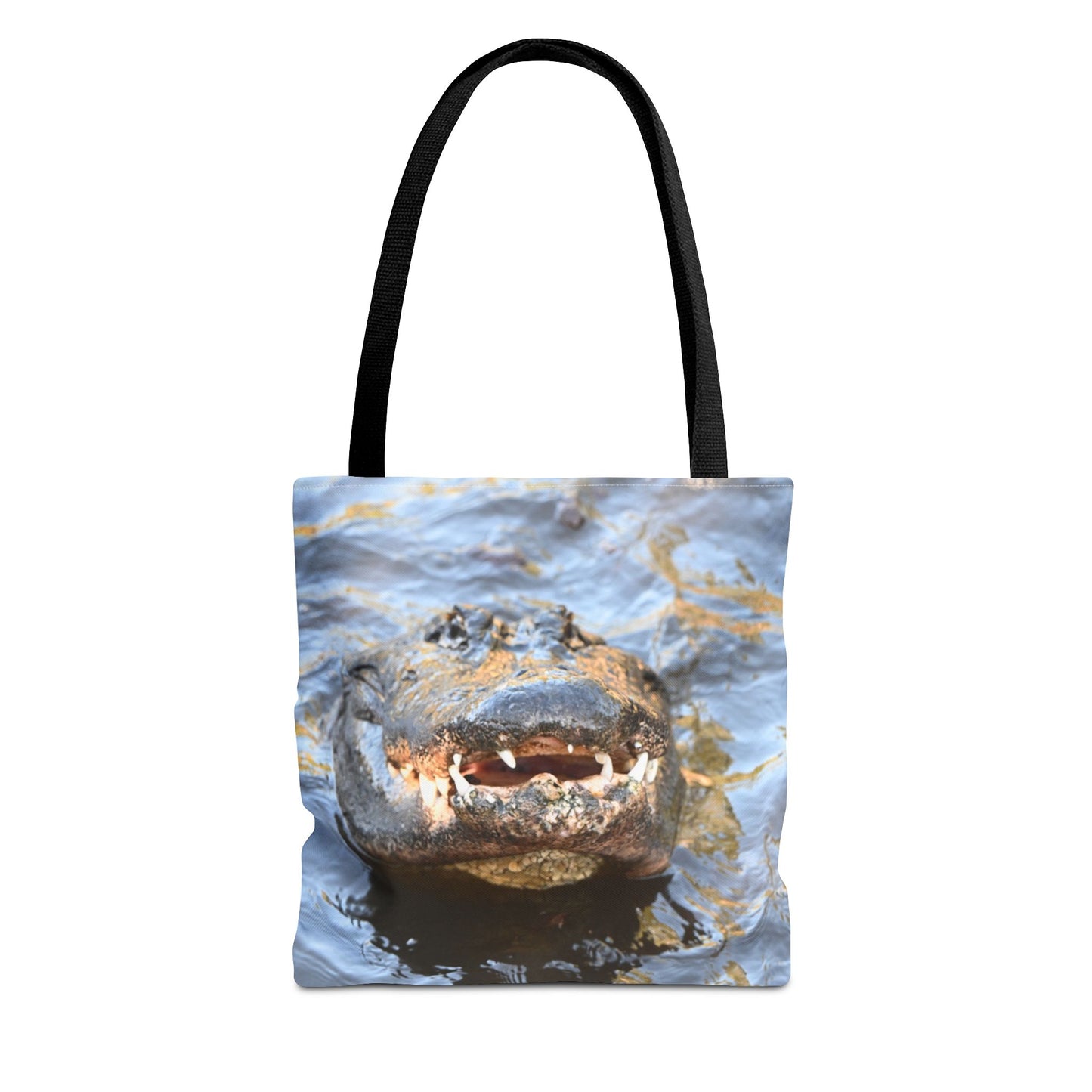 Alligator Print Tote Bag, Eco-Friendly Shopping Bag, Wildlife Lover Gift, Summer Essential, Beach Tote, Animal Lover Accessories