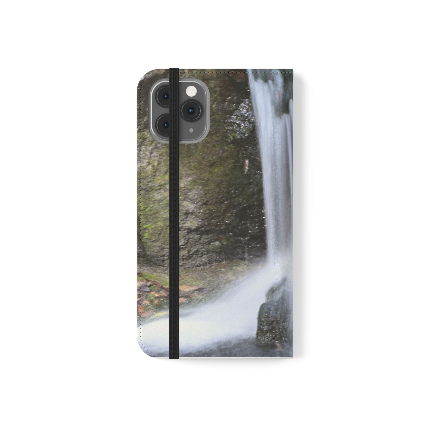 Scenic Waterfall Flip Case, Nature Phone Wallet, Eco-Friendly Phone Accessory, Gift for Nature Lovers, Travel Must-Have