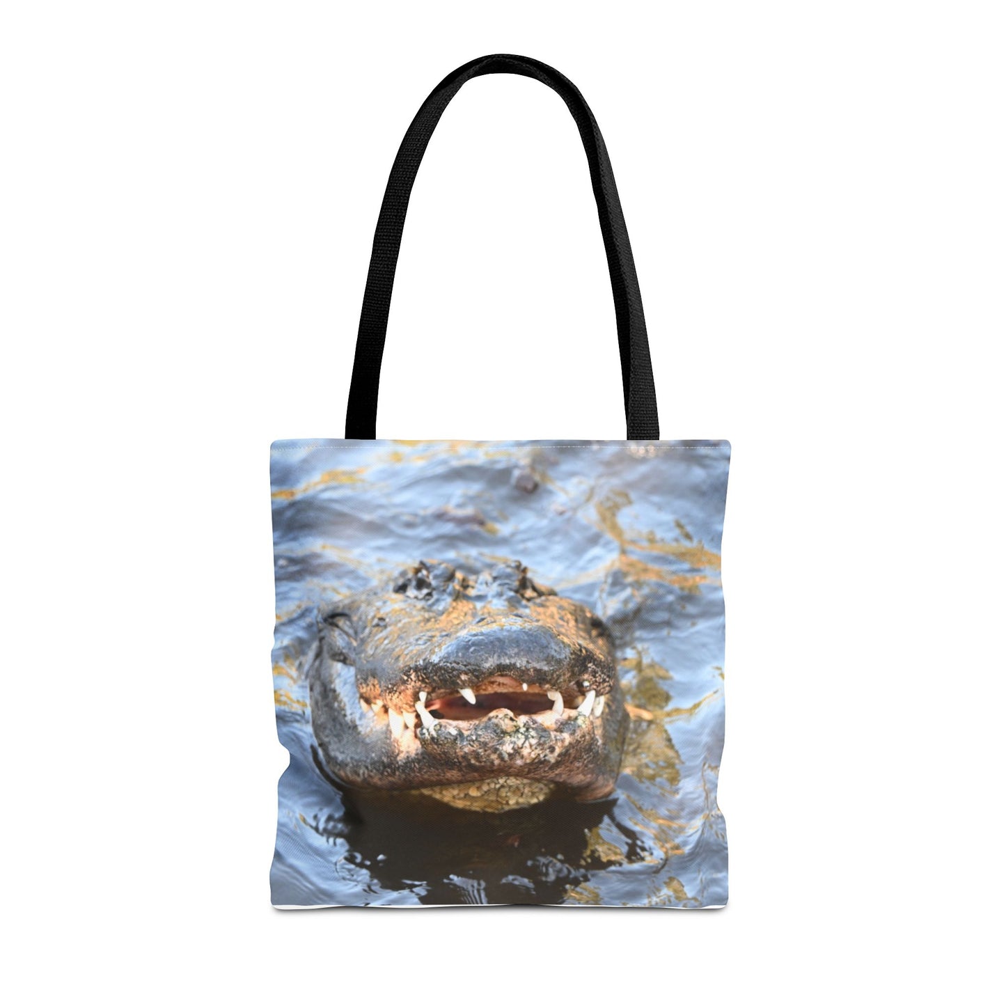 Alligator Print Tote Bag, Eco-Friendly Shopping Bag, Wildlife Lover Gift, Summer Essential, Beach Tote, Animal Lover Accessories