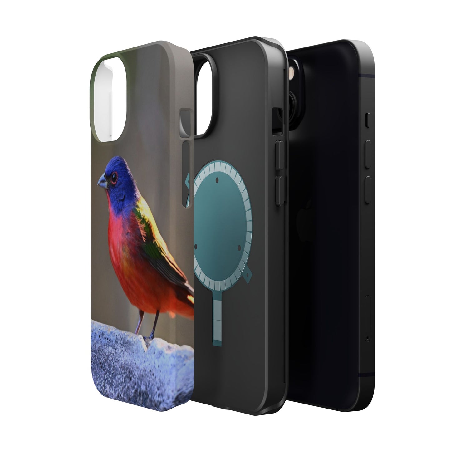 Colorful Bird Phone Case, Magnetic Tough Cases, Nature Lover Gift, Wildlife Phone Cover, Eco-Friendly Tech Accessories