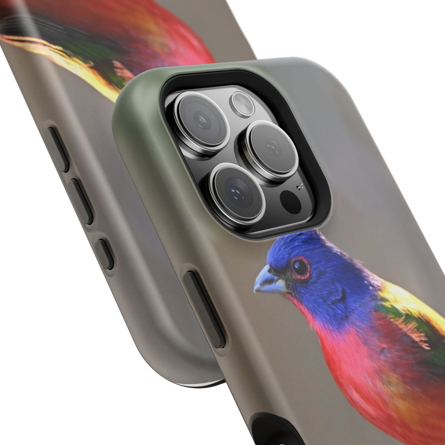 Colorful Bird Phone Case, Magnetic Tough Cases, Nature Lover Gift, Wildlife Phone Cover, Eco-Friendly Tech Accessories