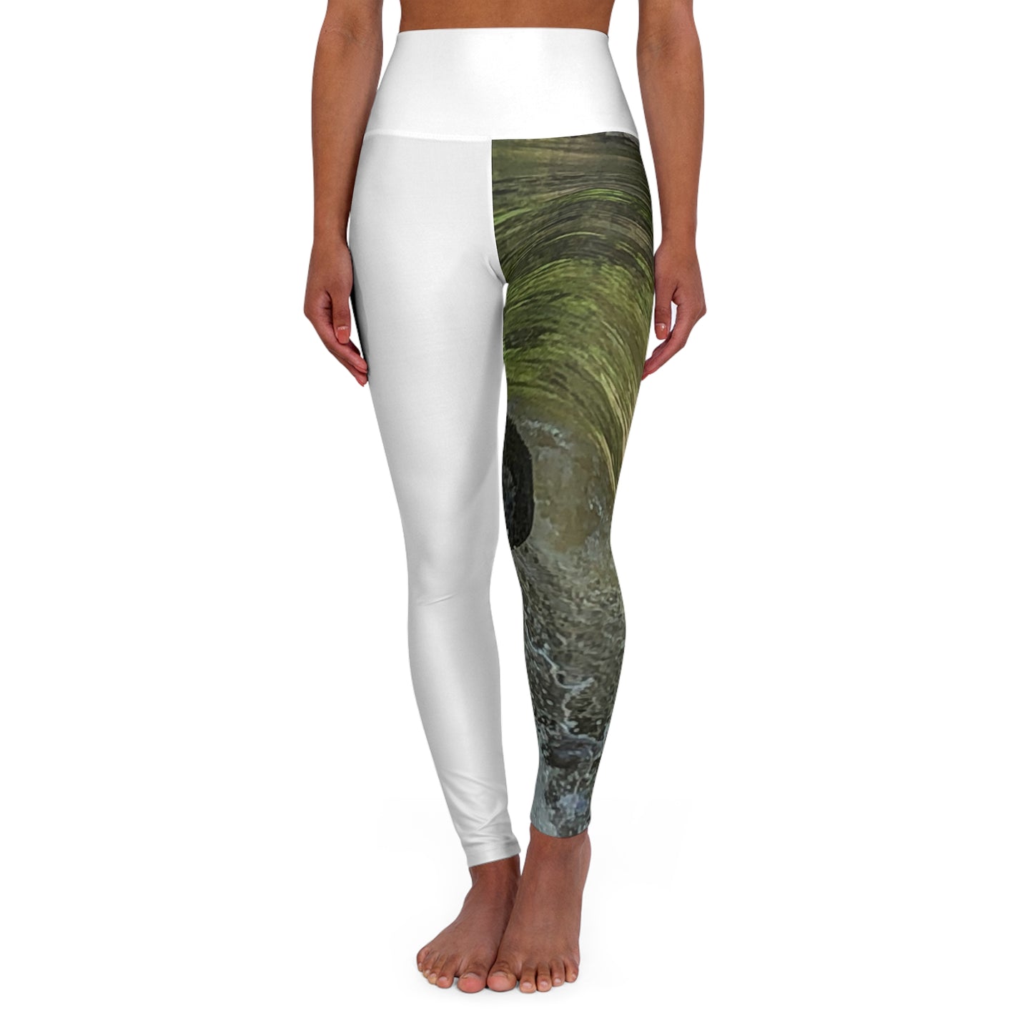 Stylish High Waisted Yoga Leggings | Nature-Inspired Fitness Activewear, Workout Pants, Athleisure, Eco-Friendly Yoga Gear